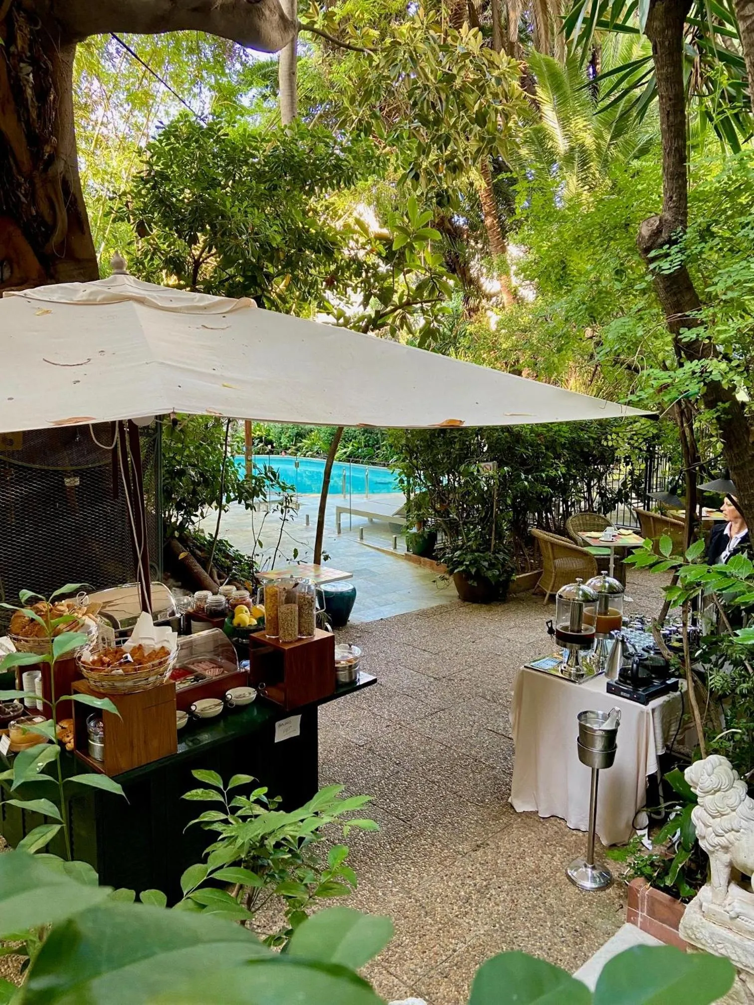 Breakfast in Le Windsor, Jungle Art Hotel