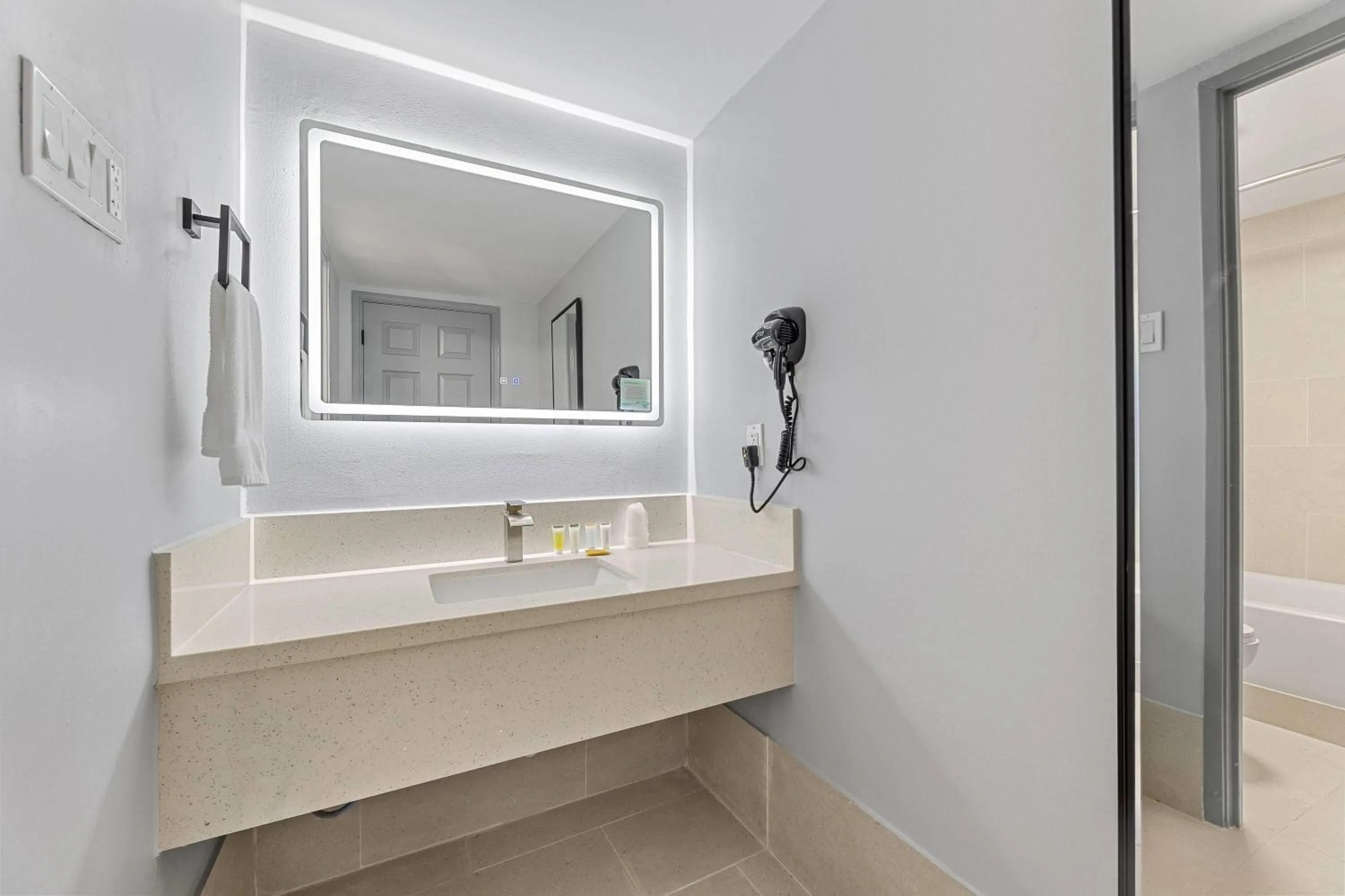 Bathroom in Days Inn & Suites by Wyndham Texas City