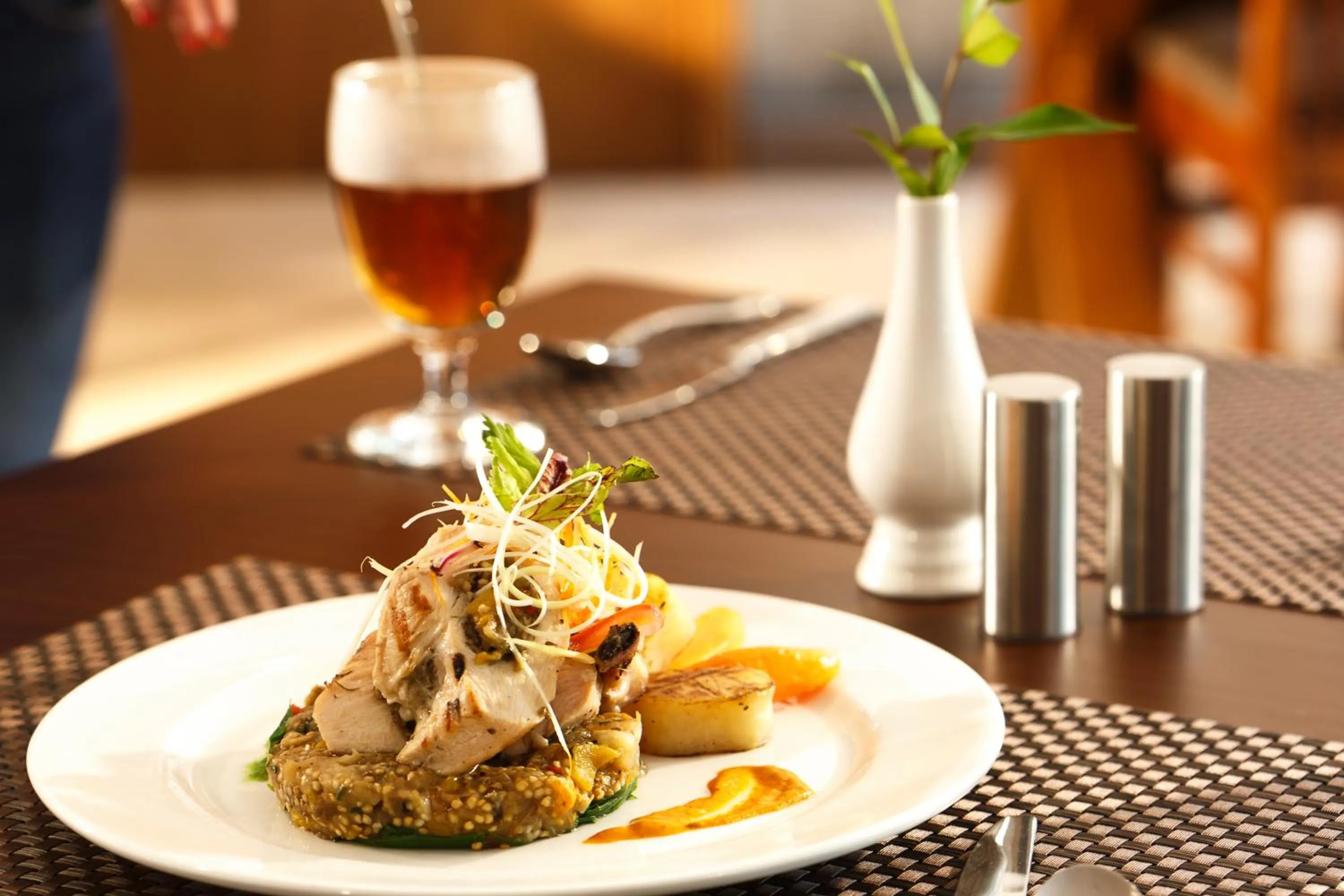 Food and drinks in The Sanihara Hotel & Resort