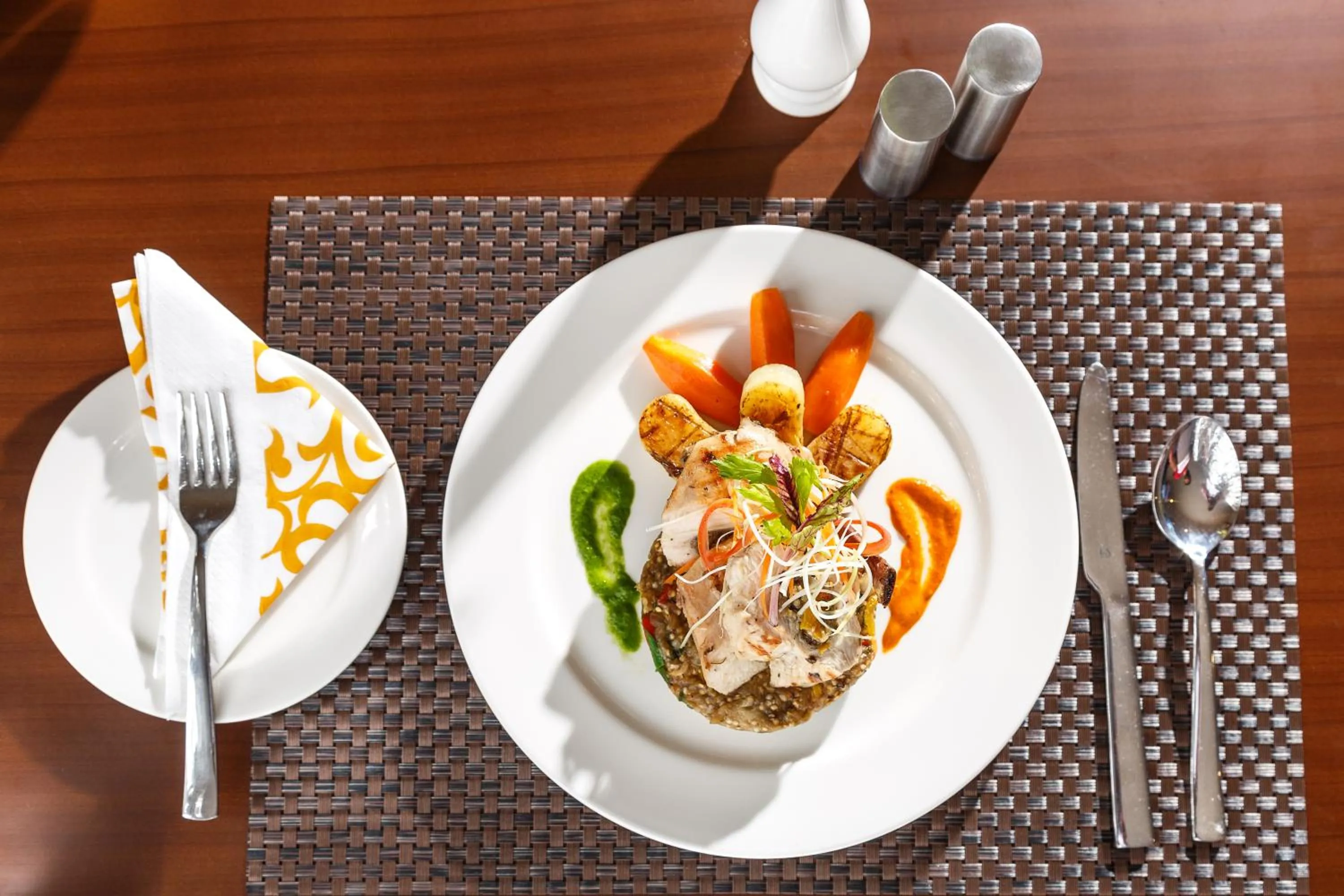 Food and drinks in The Sanihara Hotel & Resort