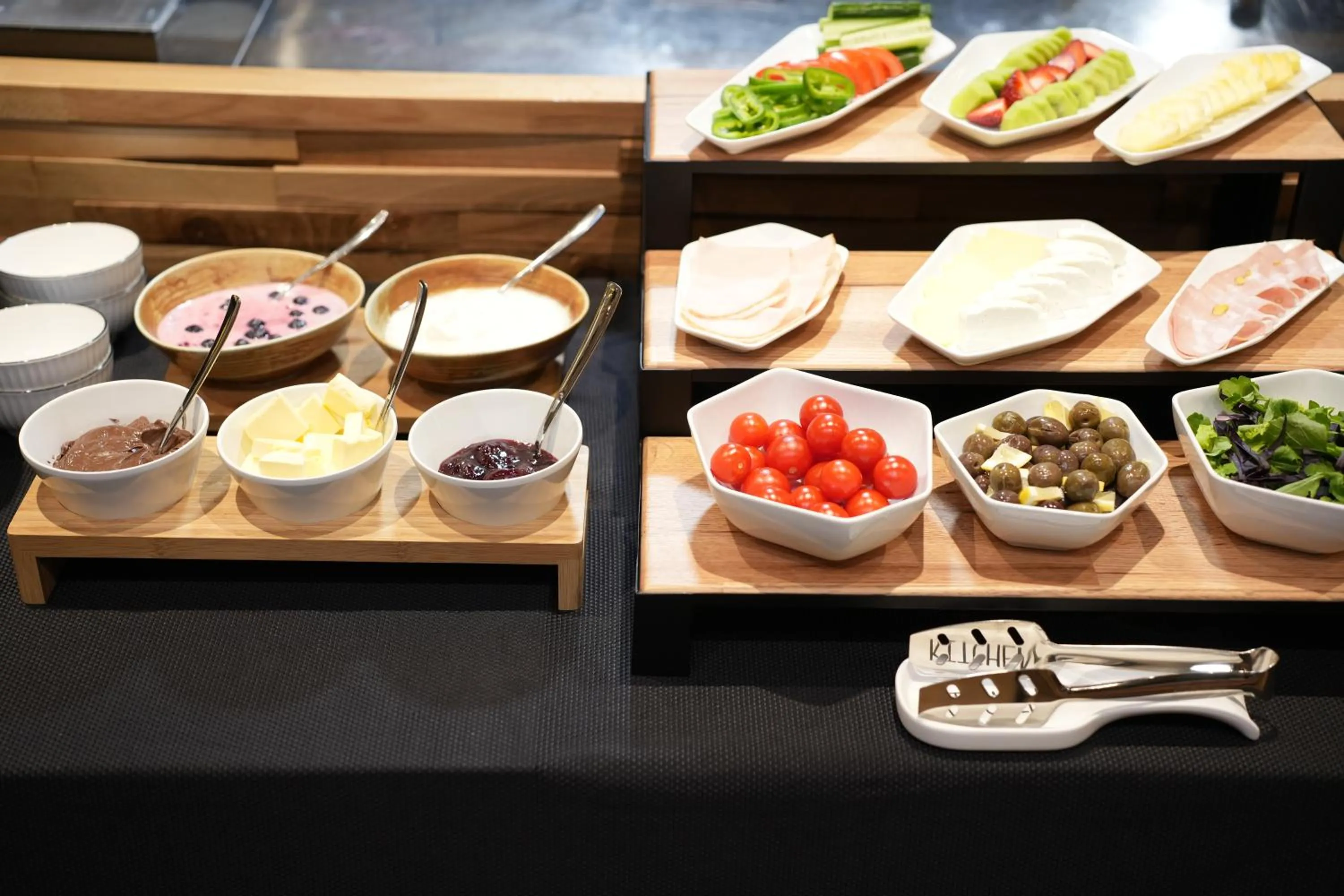 Buffet breakfast in La Suite Boutique Hotel