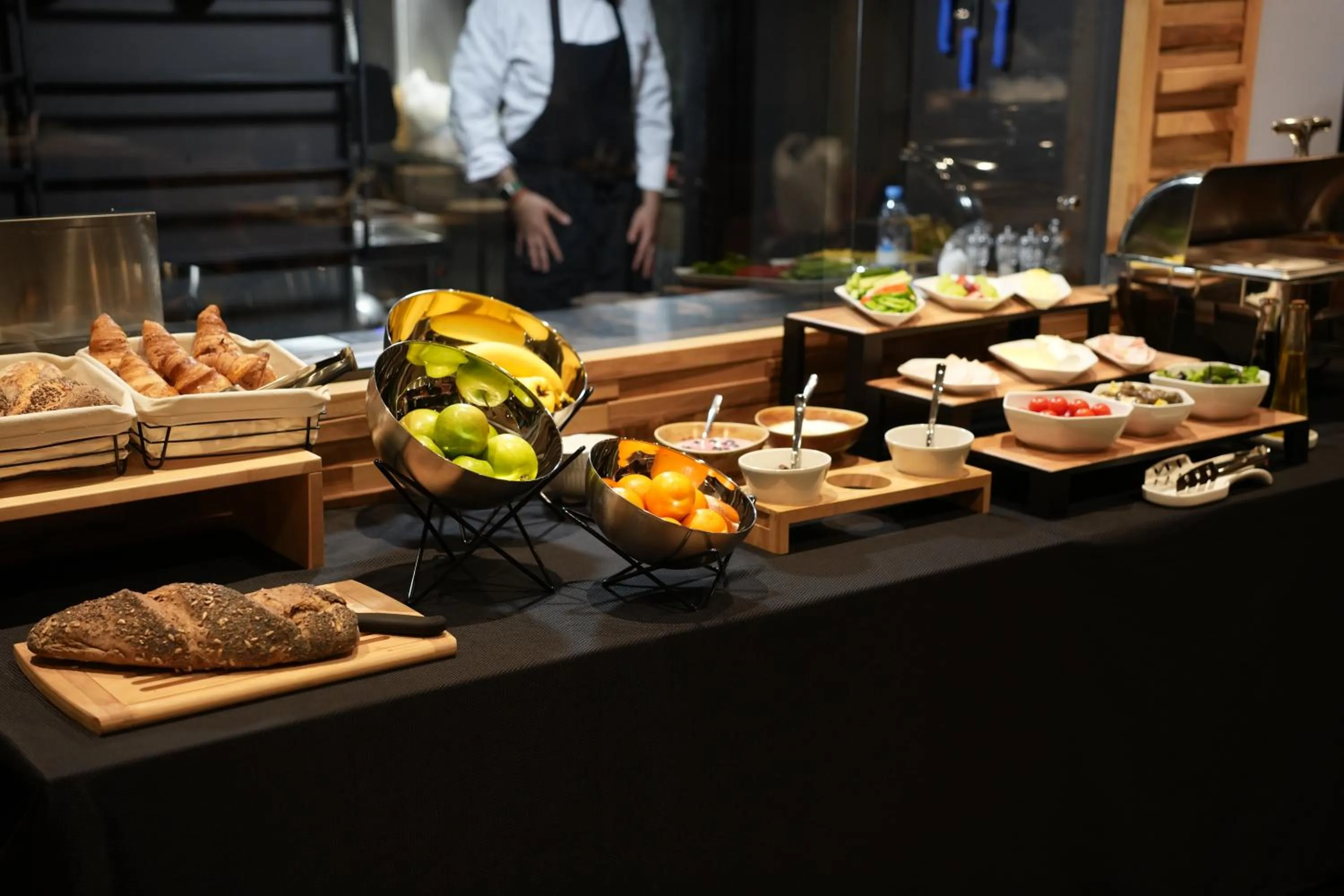 Buffet breakfast in La Suite Boutique Hotel