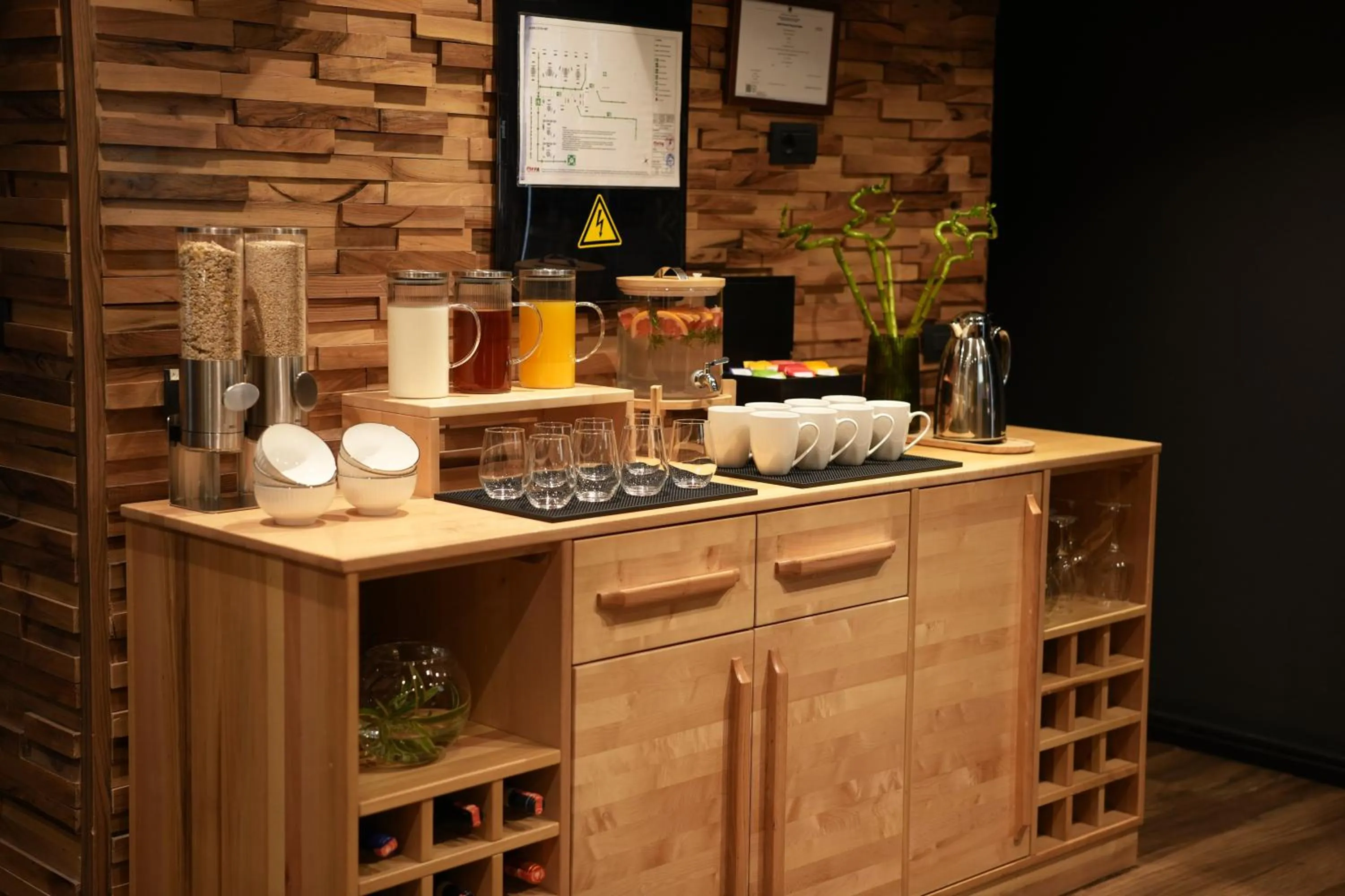 Buffet breakfast in La Suite Boutique Hotel