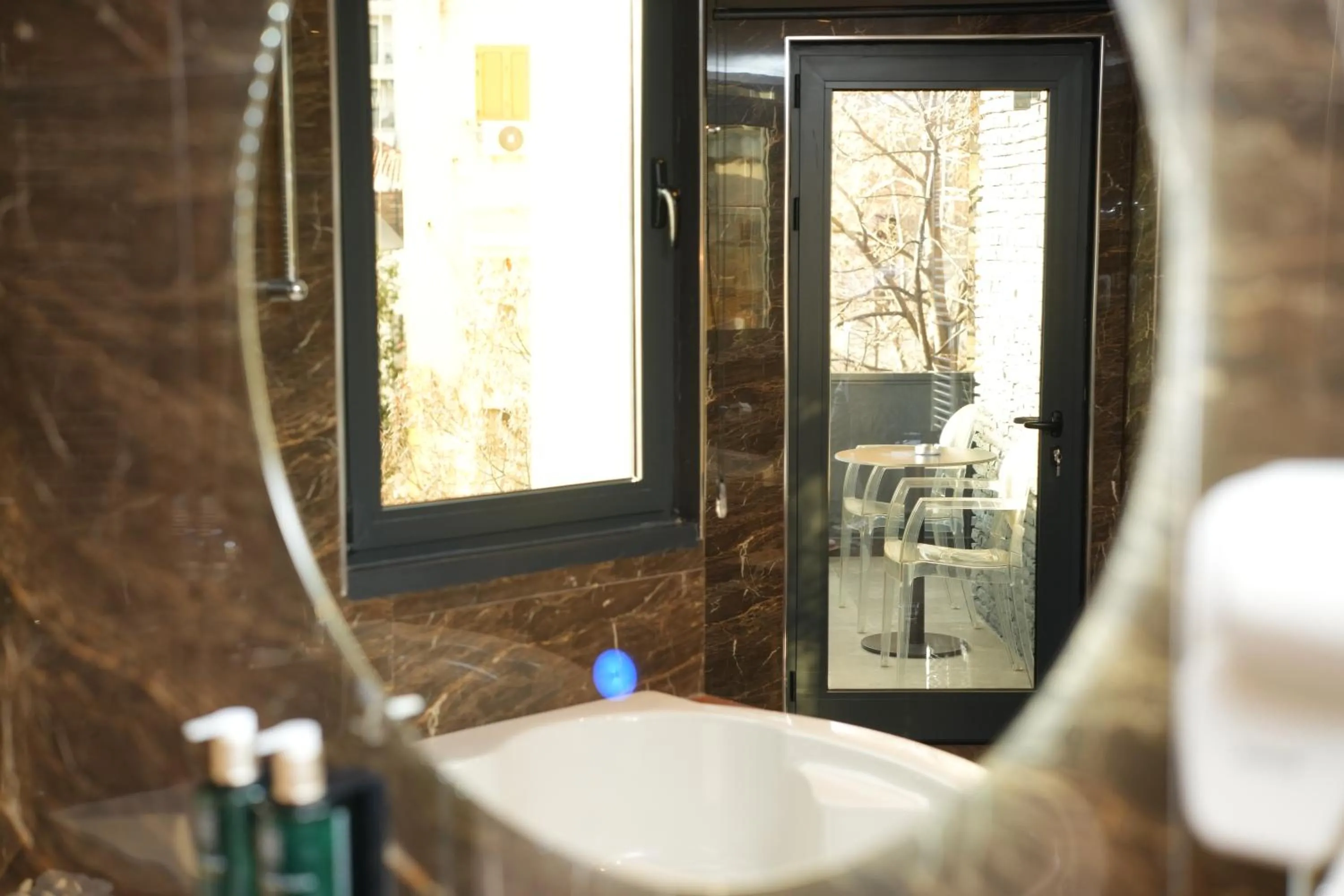 Shower in La Suite Boutique Hotel