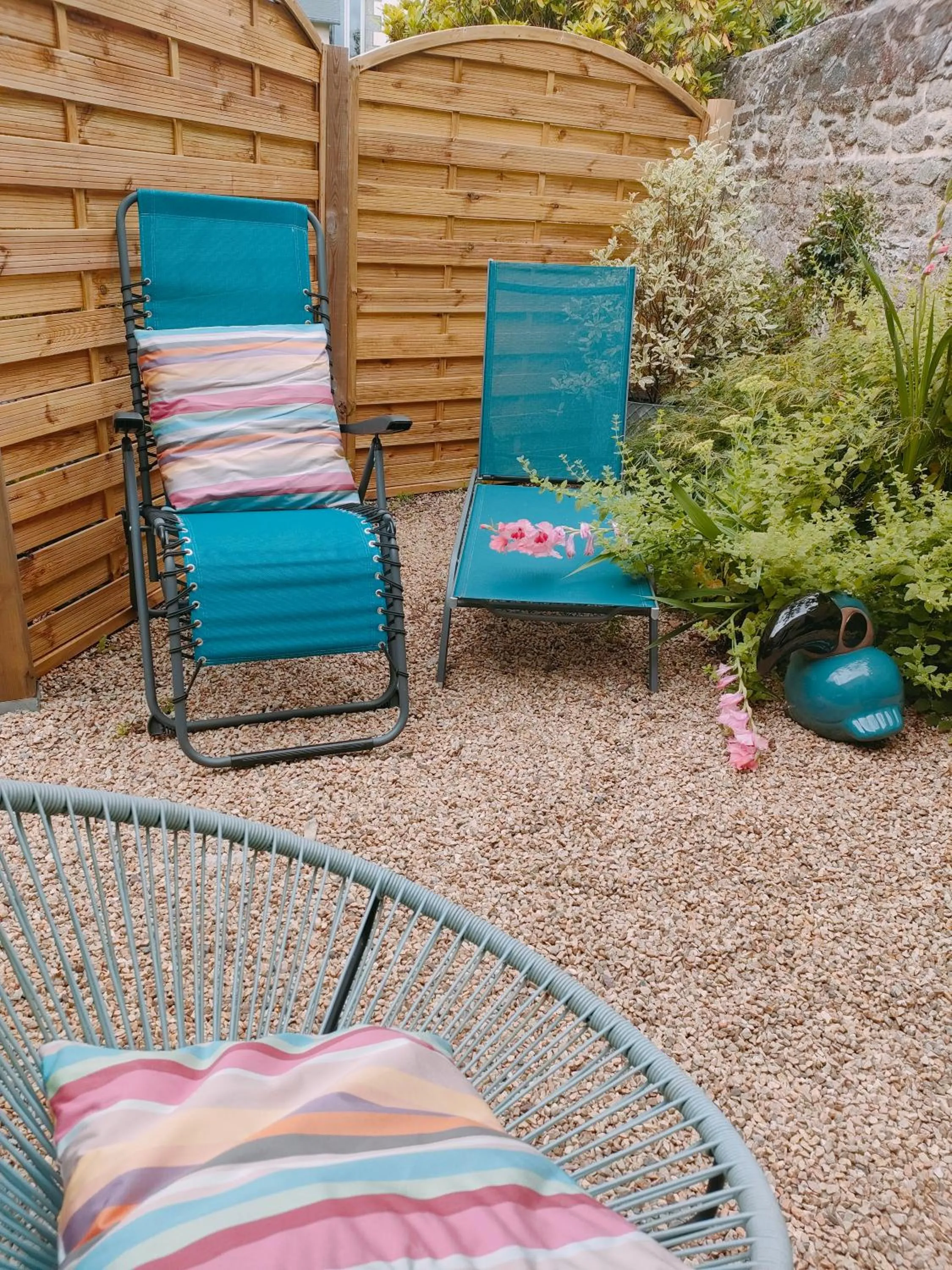 Patio in Maison d'hôtes La Suite 27, appartement La Suite 27 bis