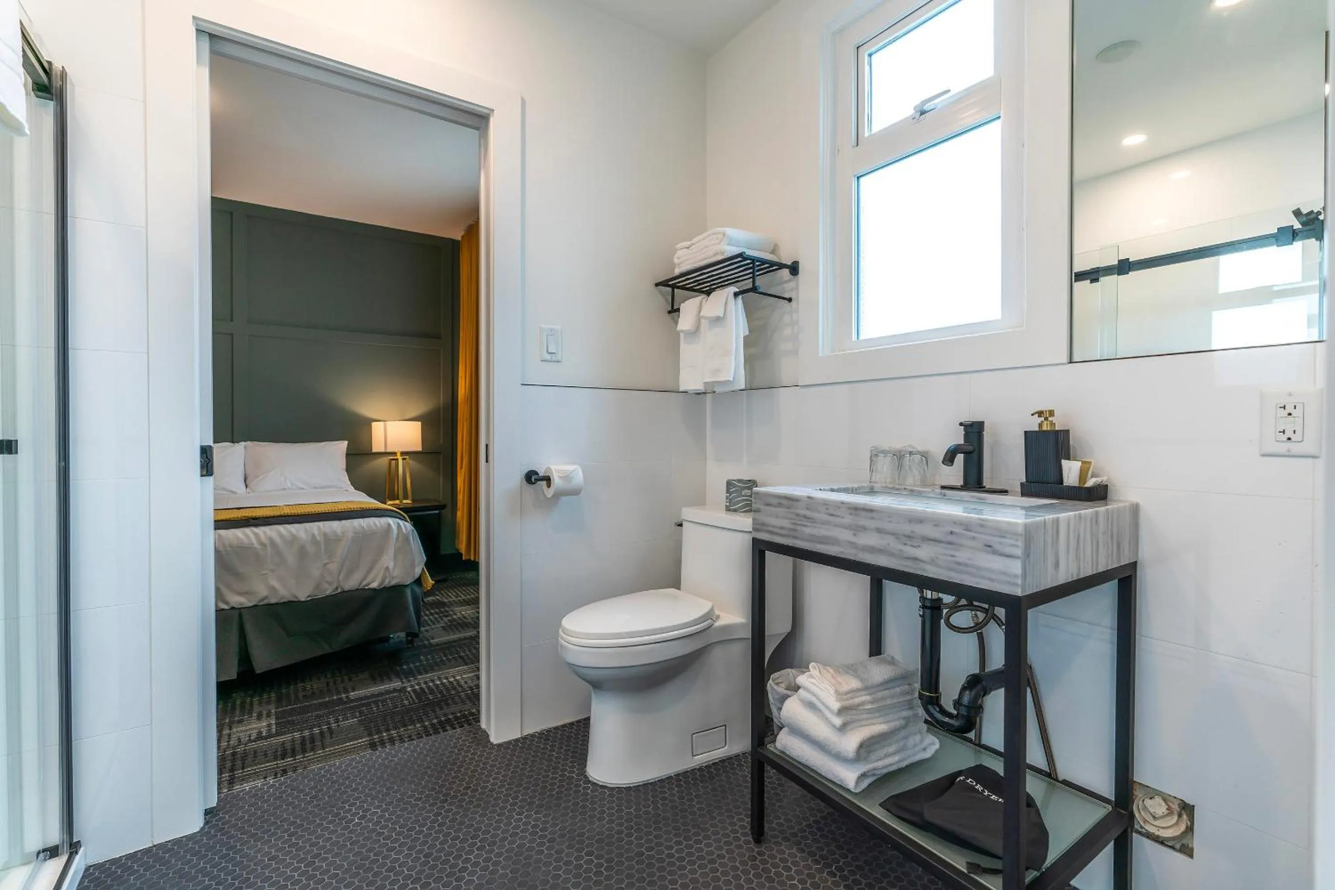 Bathroom in The Steveston Cafe & Hotel