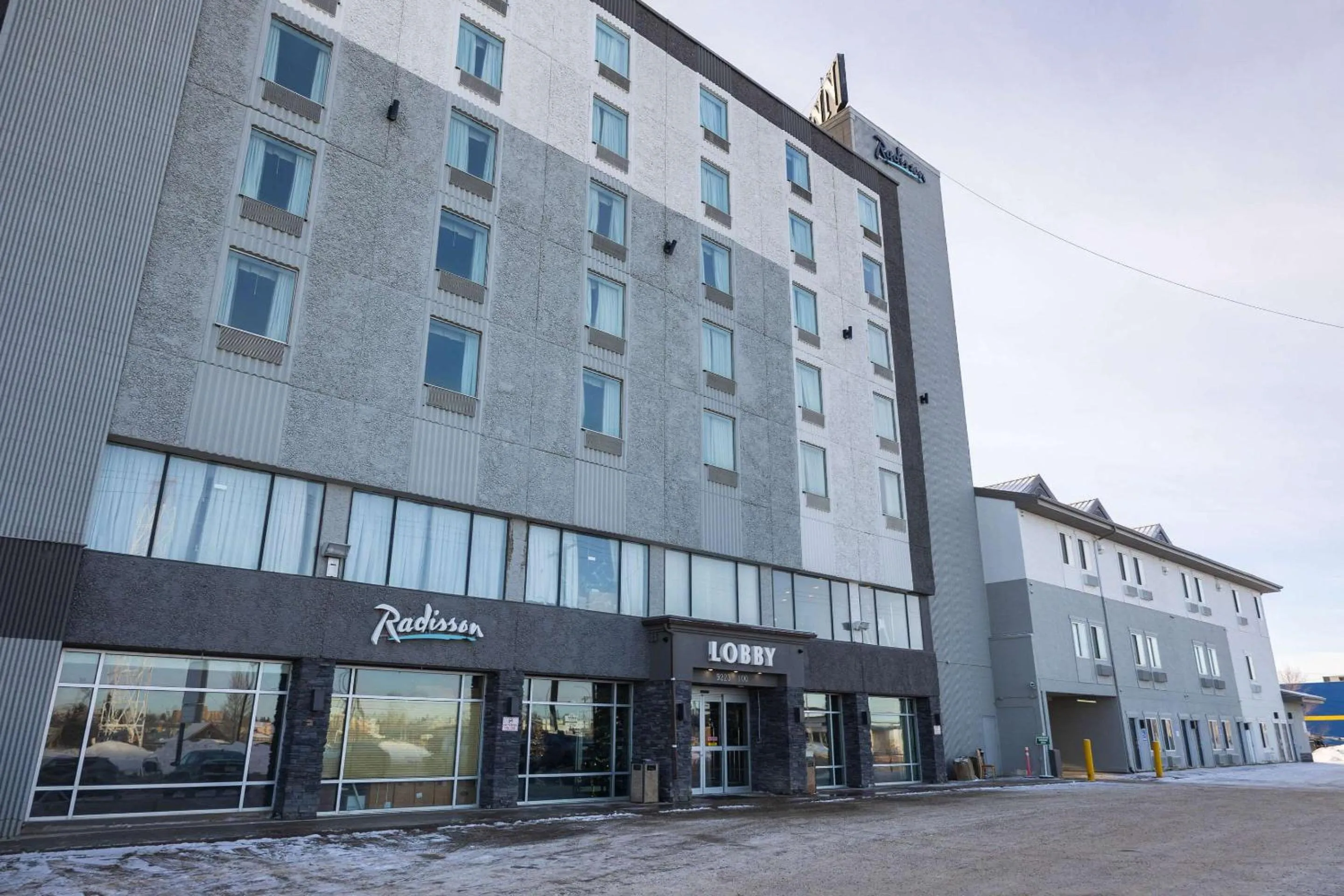 Property building in Radisson Hotel Fort St John