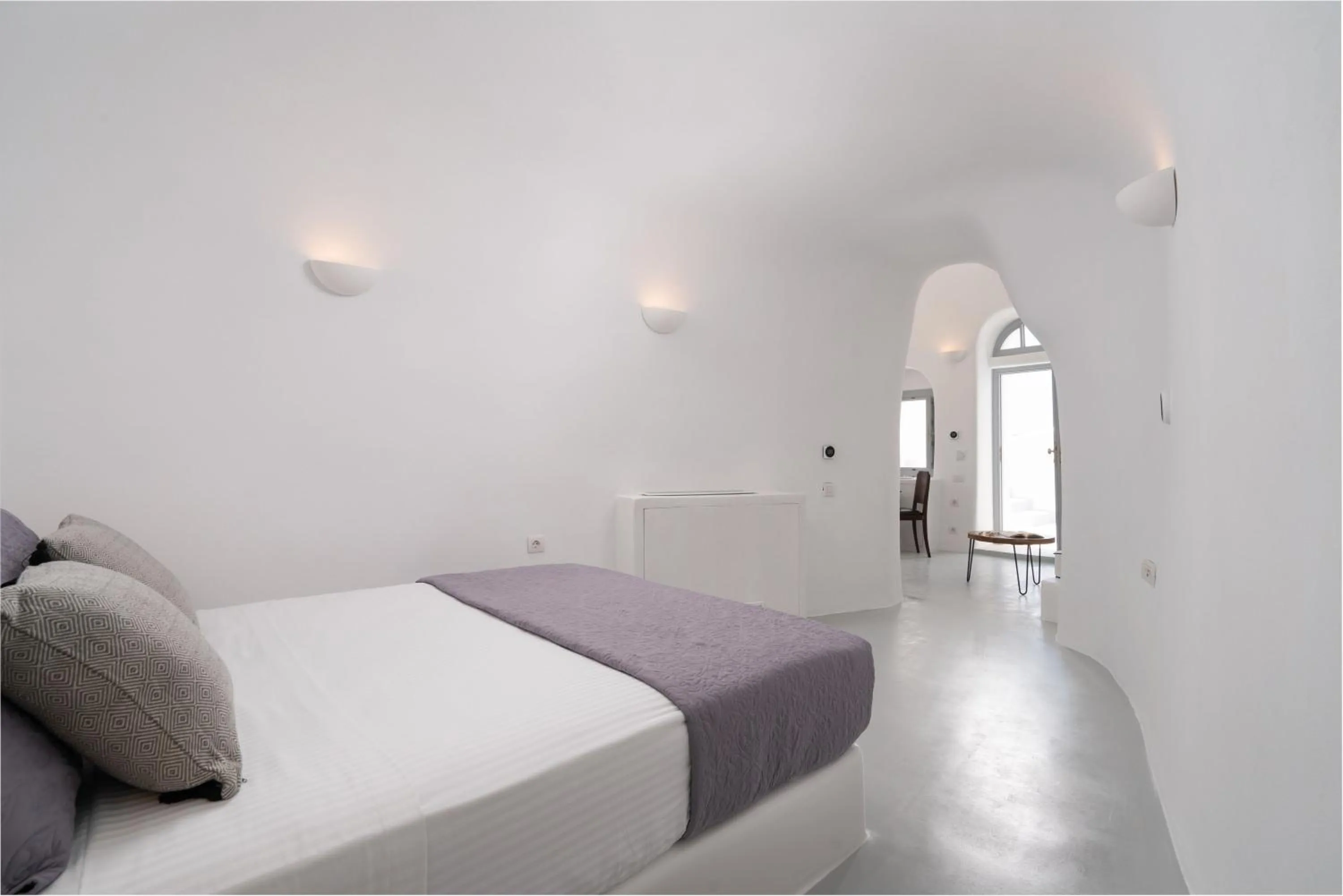 Bedroom, Bed in Oia Spirit Boutique Residences