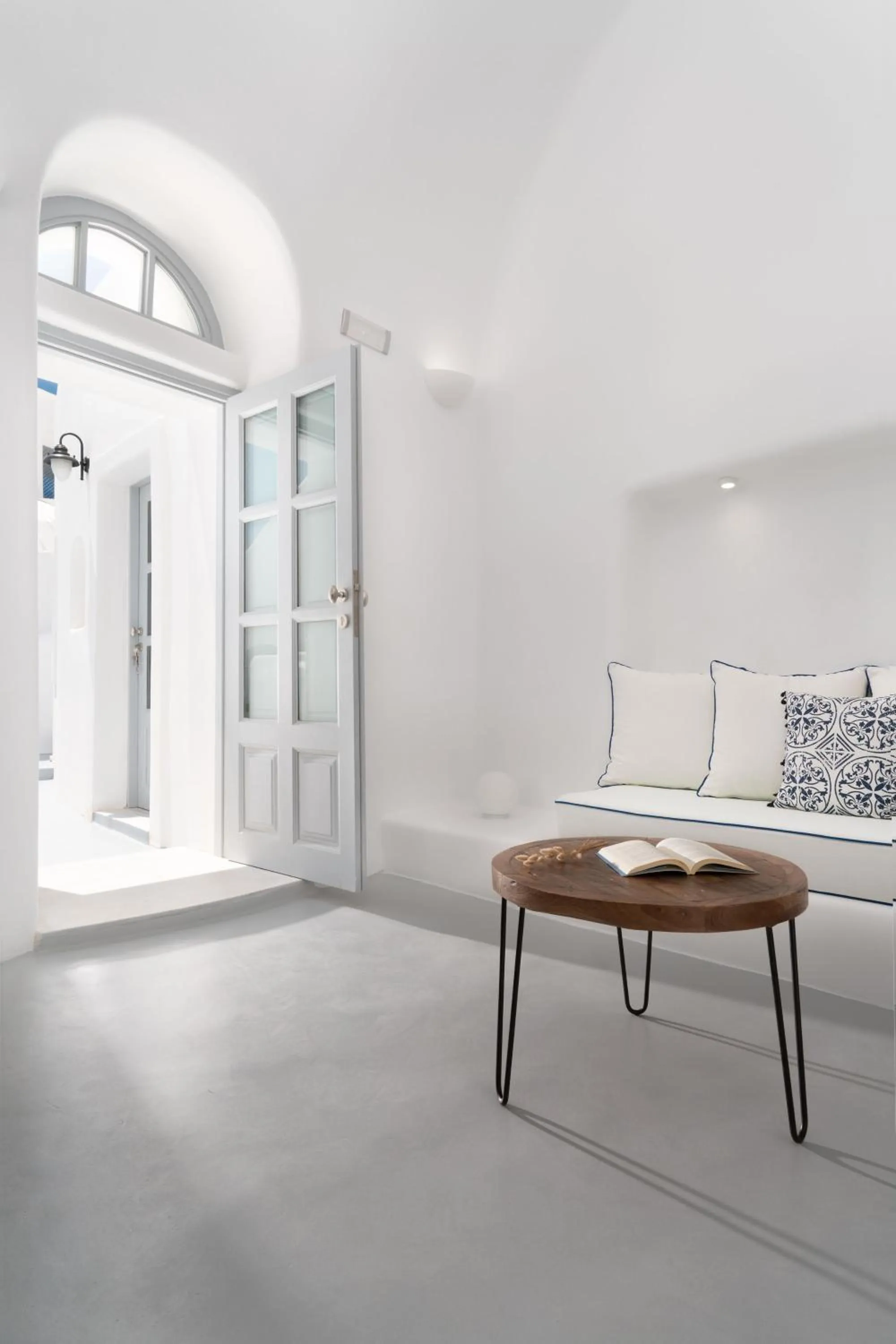 Seating area in Oia Spirit Boutique Residences