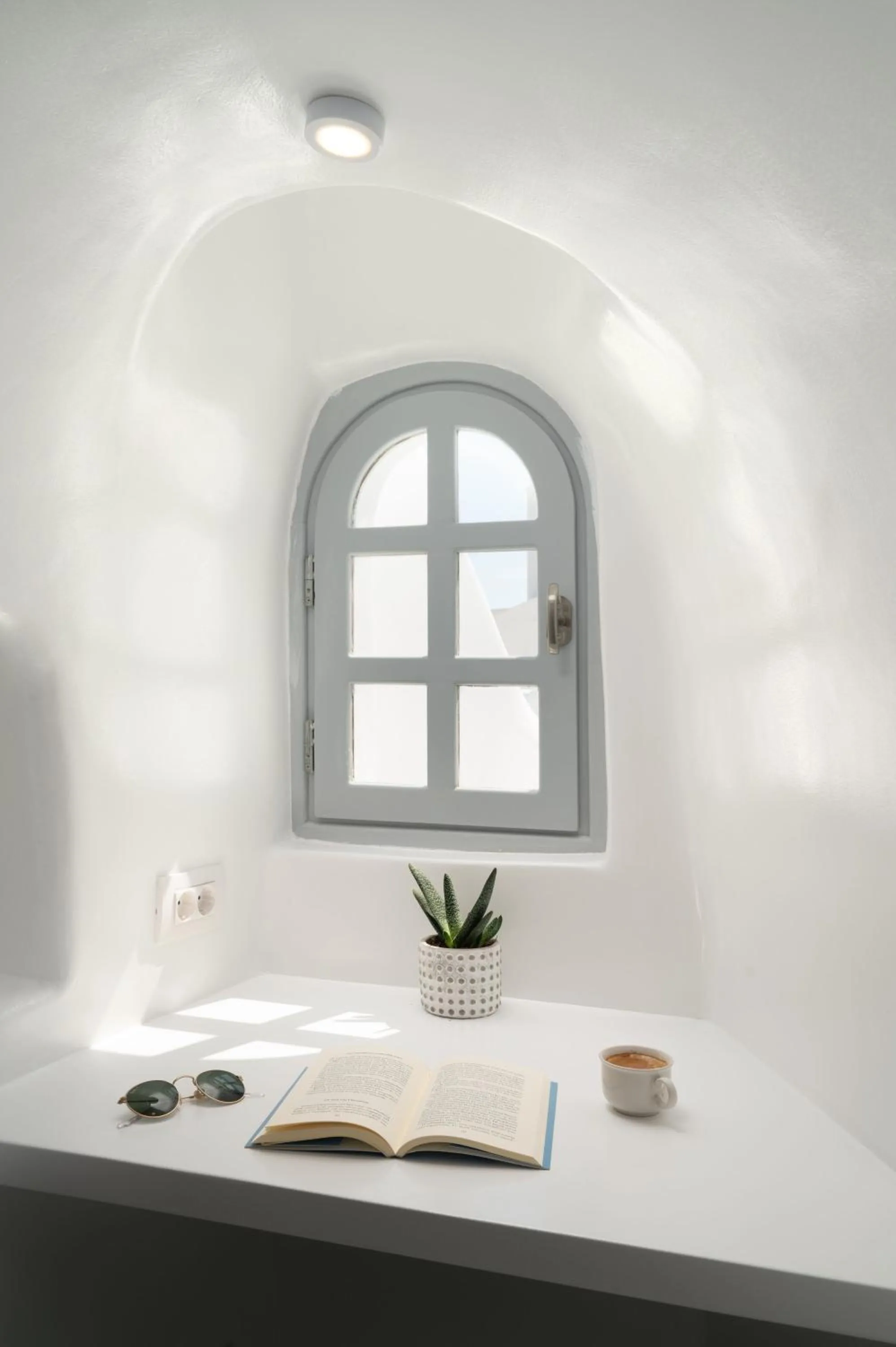 Seating area in Oia Spirit Boutique Residences