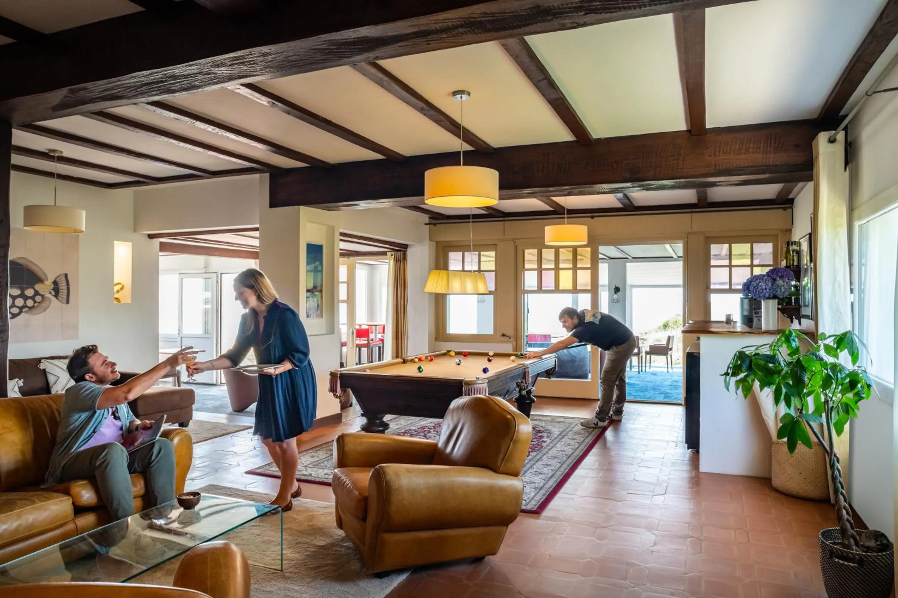 Living room in Hôtel Le Lichen De La Mer