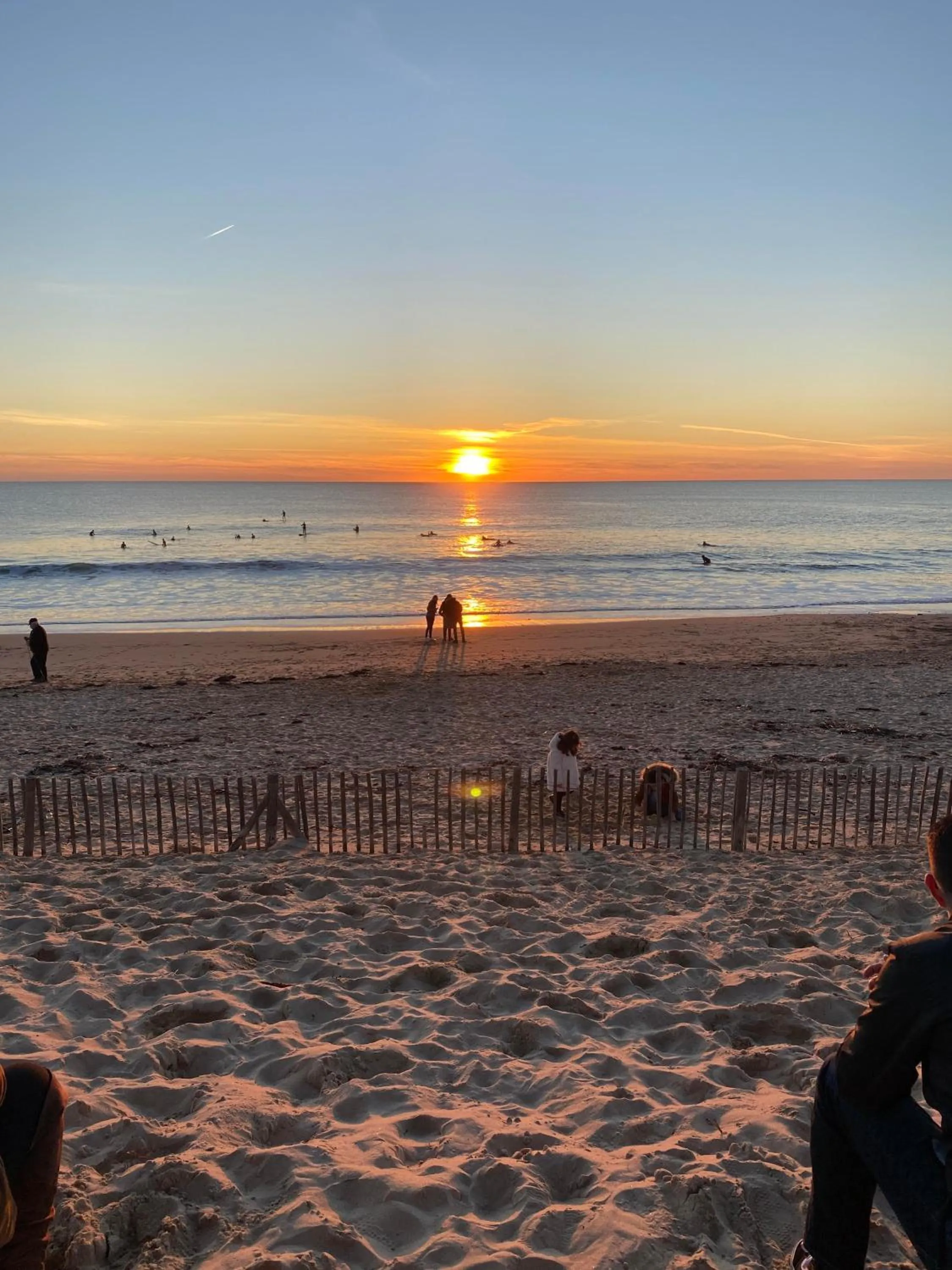 Sunset in Hôtel Le Lichen De La Mer