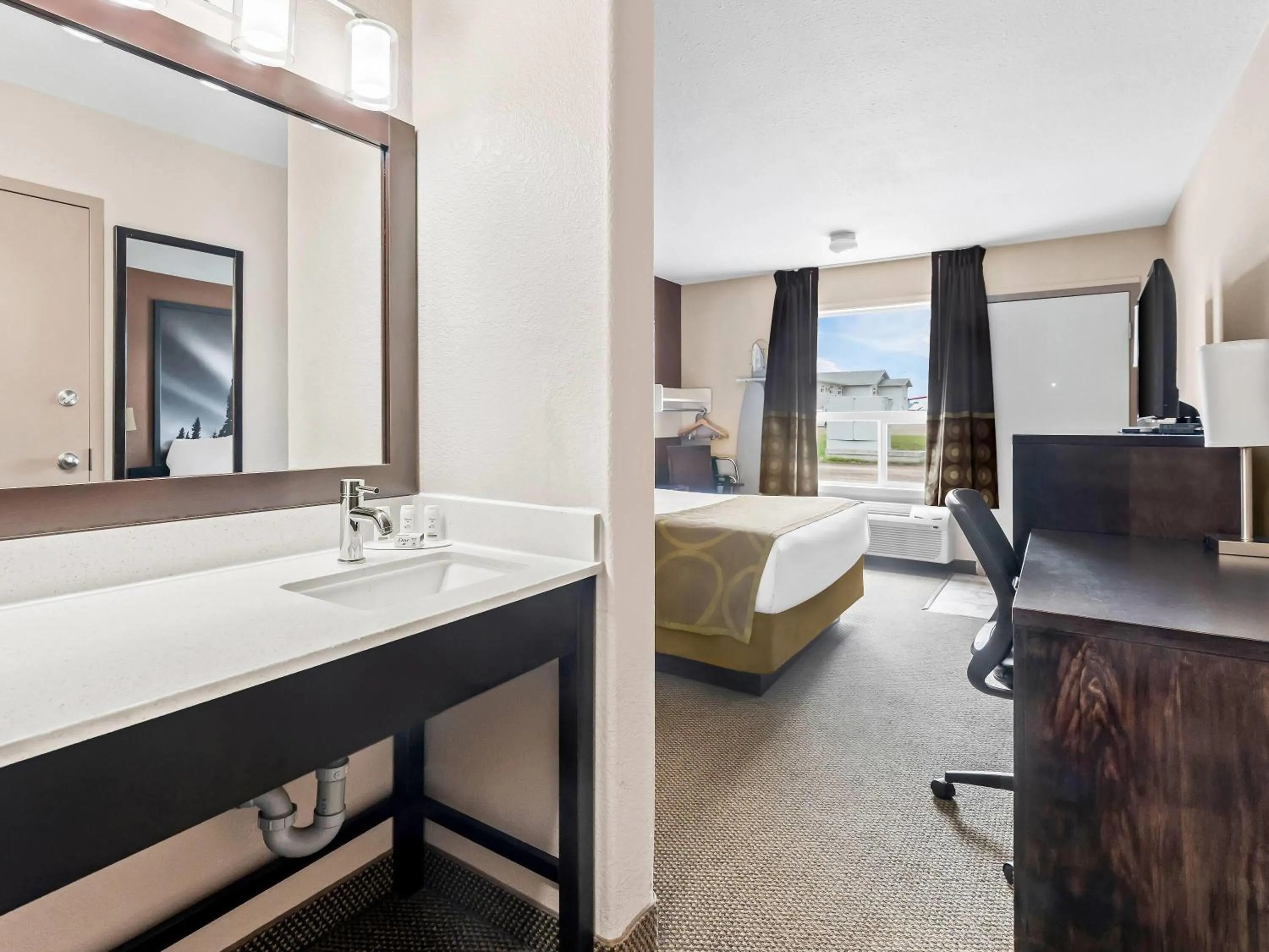 Bed in Super 8 by Wyndham Meadow Lake