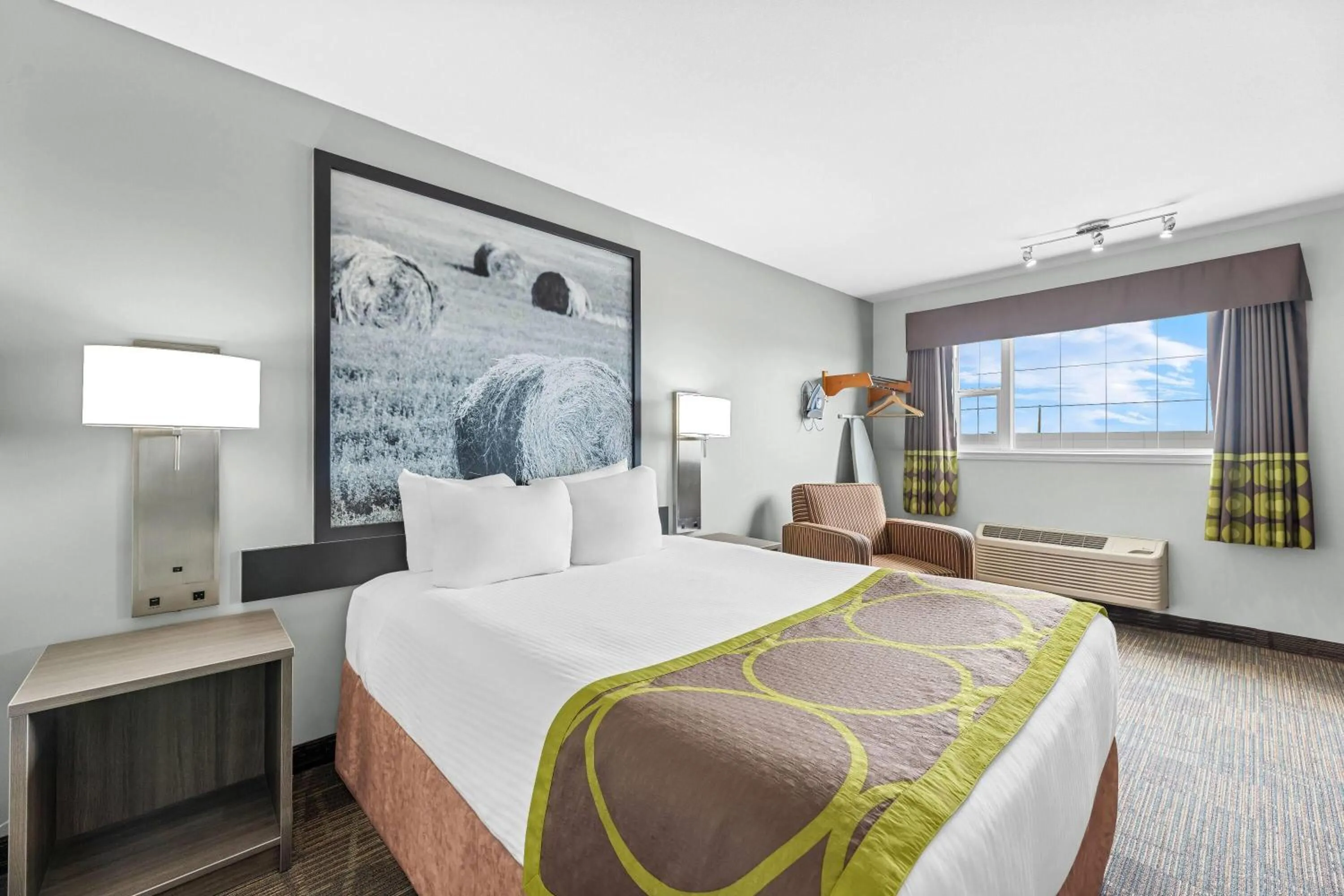 Bed in Super 8 by Wyndham Saskatoon Near Saskatoon Airport