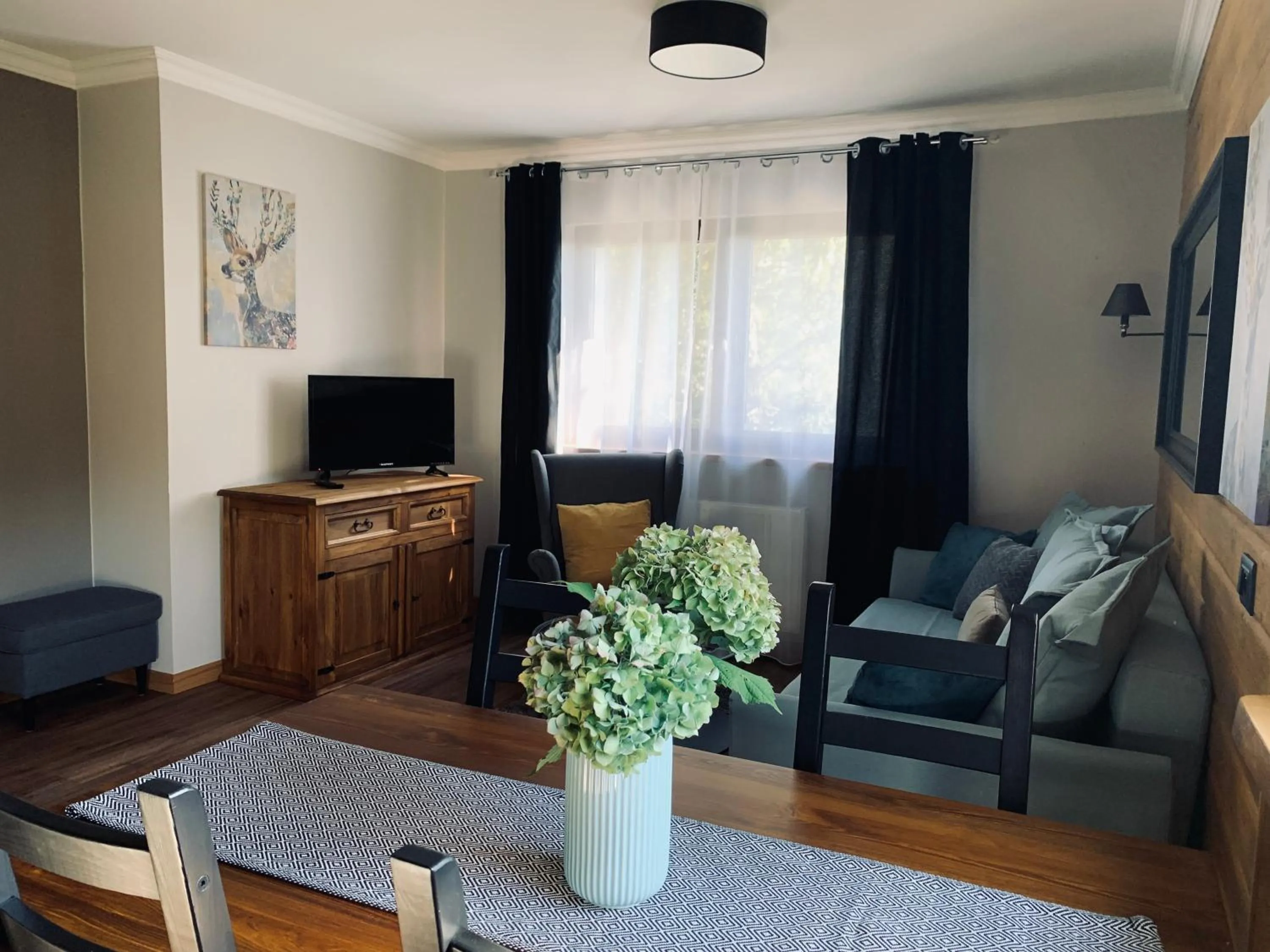 Living room in Willa Karkonoska