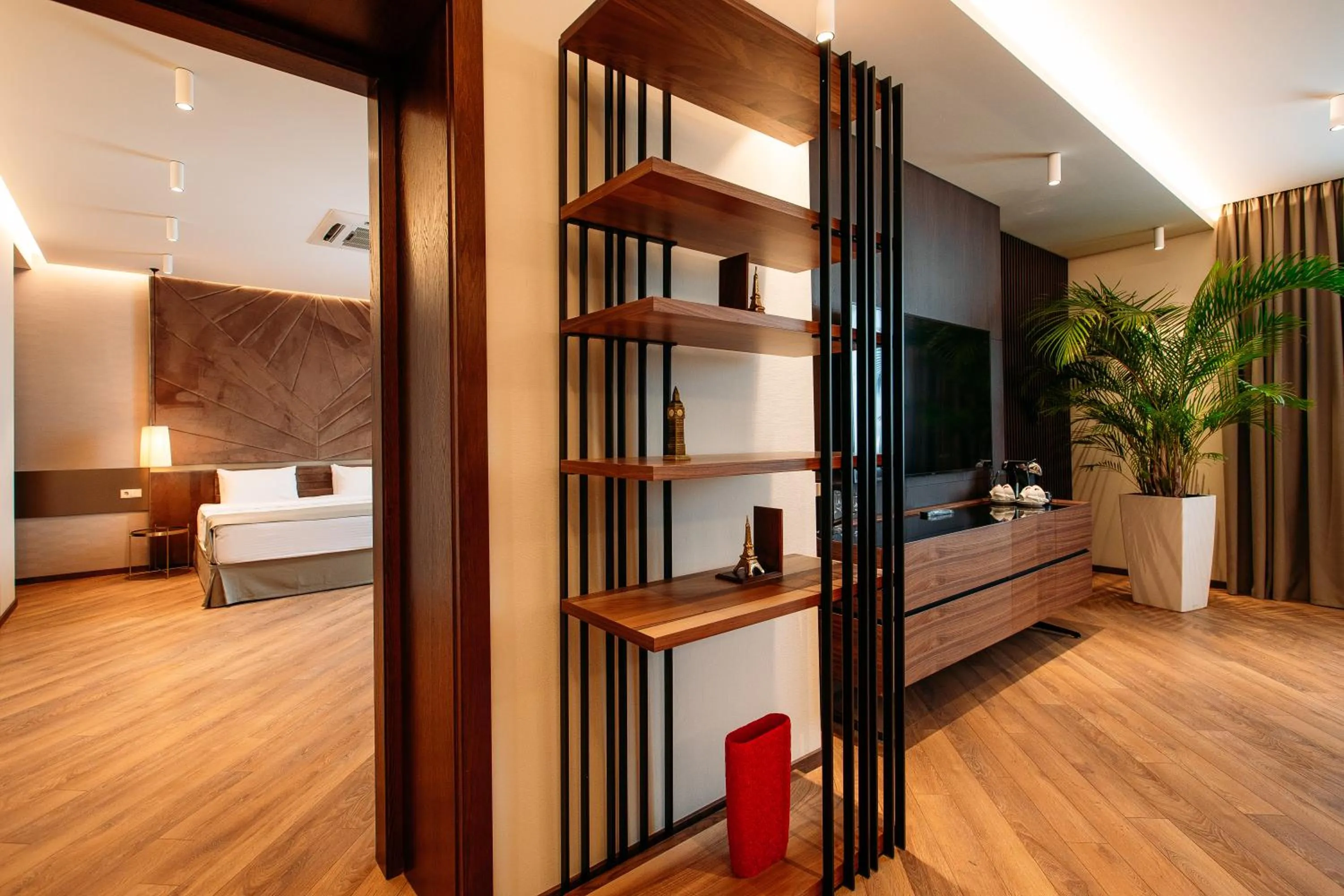 Bedroom, Bed in Hotel Tbilisi Tower