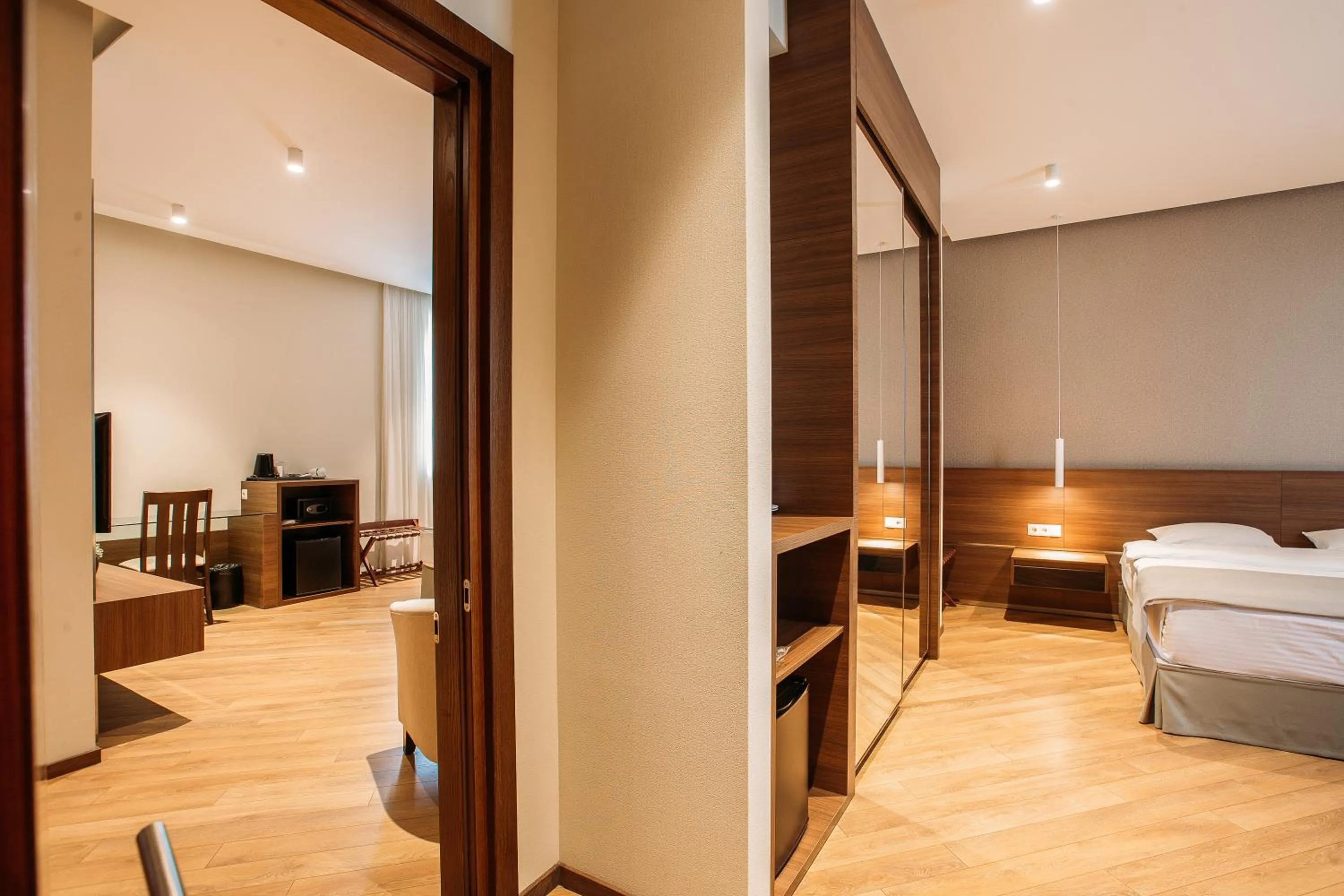 Bedroom, Bed in Hotel Tbilisi Tower