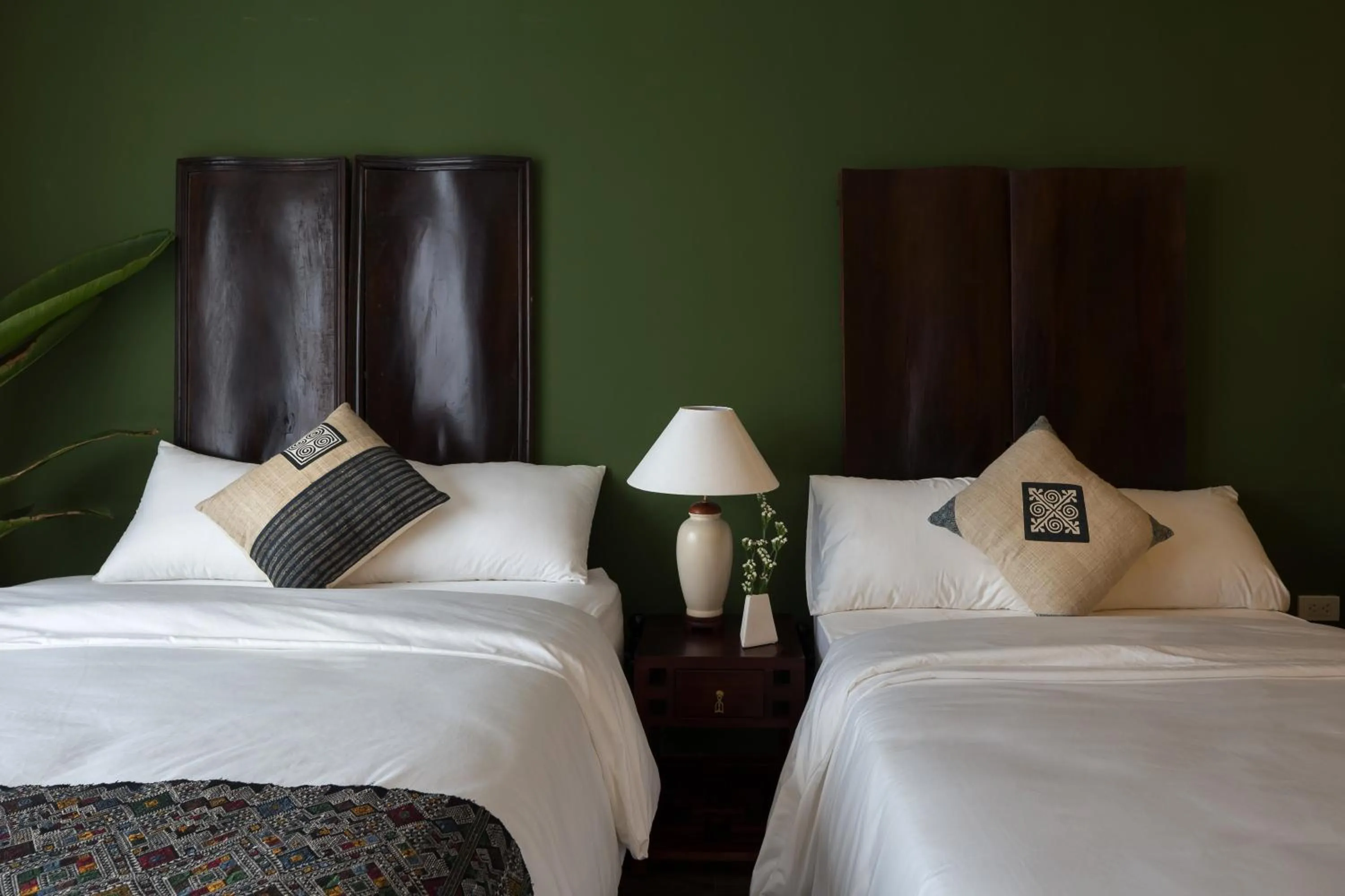 Bed in Centraltique Downtown - Bespoke Colonial House Near Hoan Kiem Lake