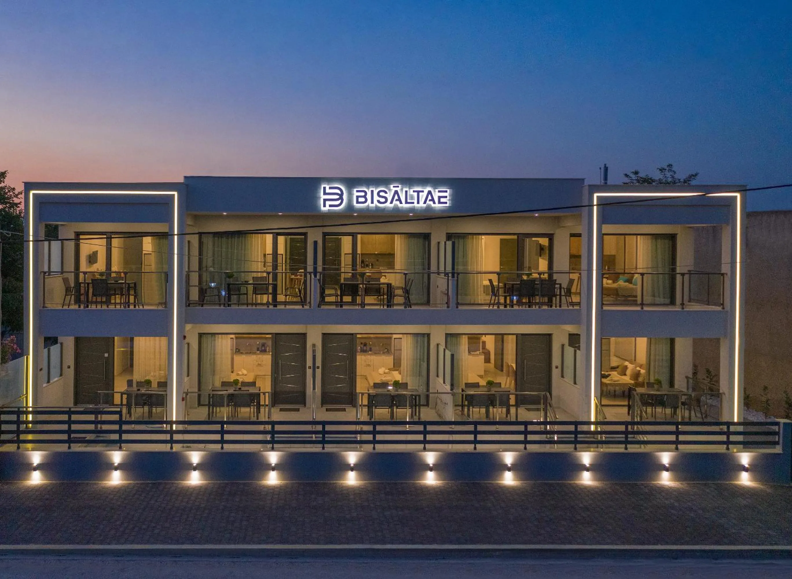 Facade/entrance in BISALTAE SEASIDE SUITES