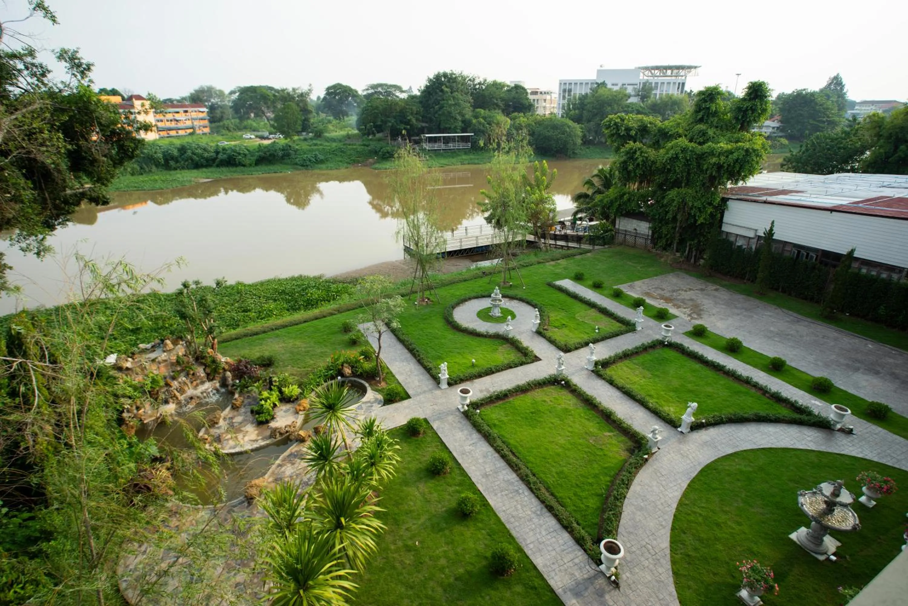 River view in Nantra Chiangmai Riverfront Hotel