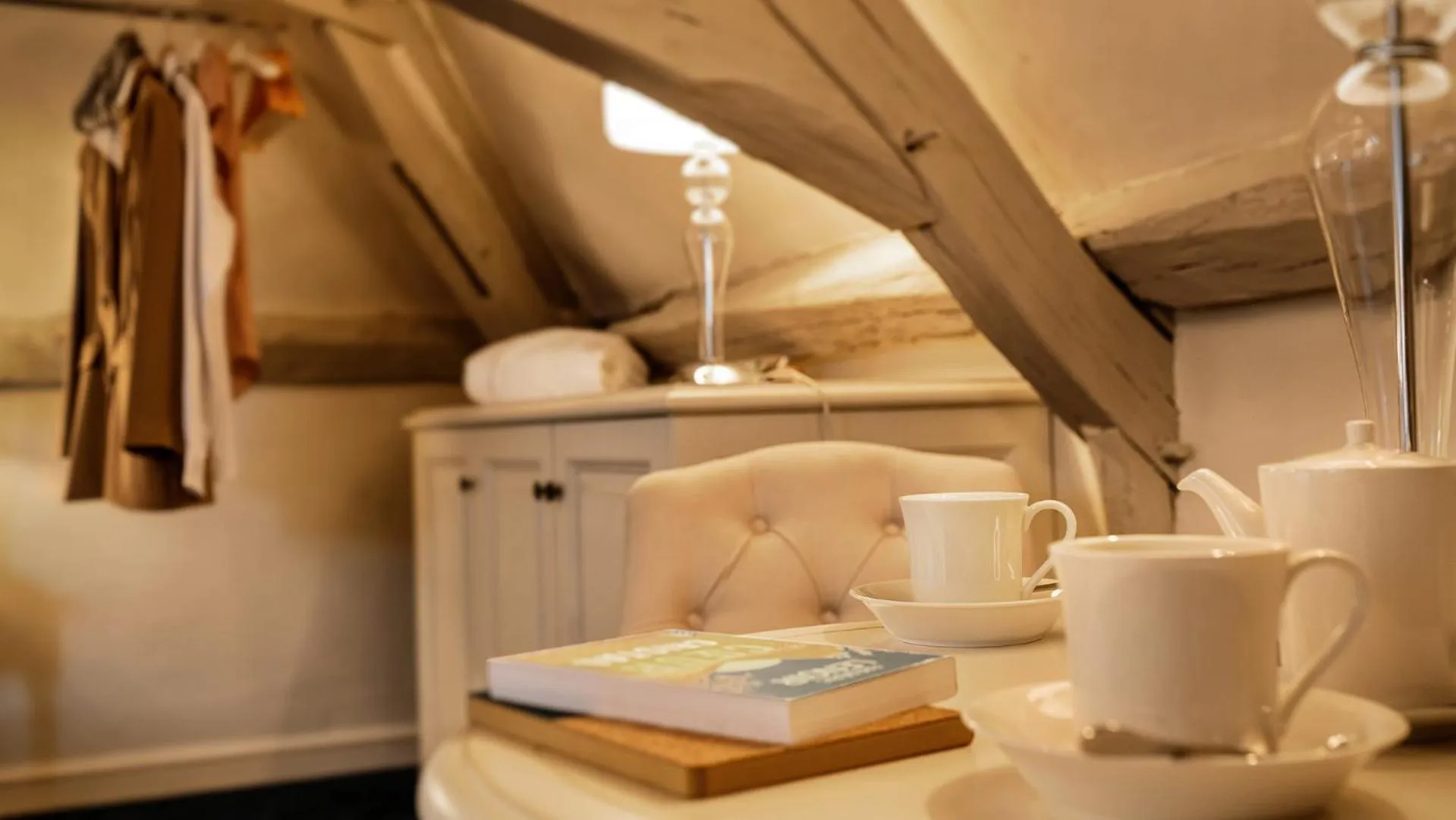 Seating area in Abbaye De Villeneuve