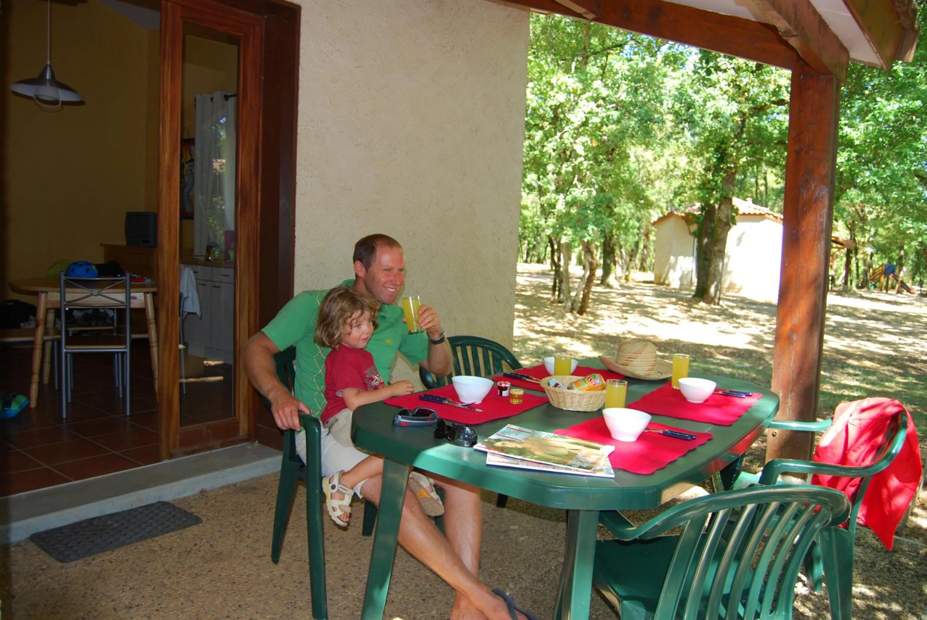 Patio in Lagrange Grand Bleu Vacances - Residence Les Ségalières