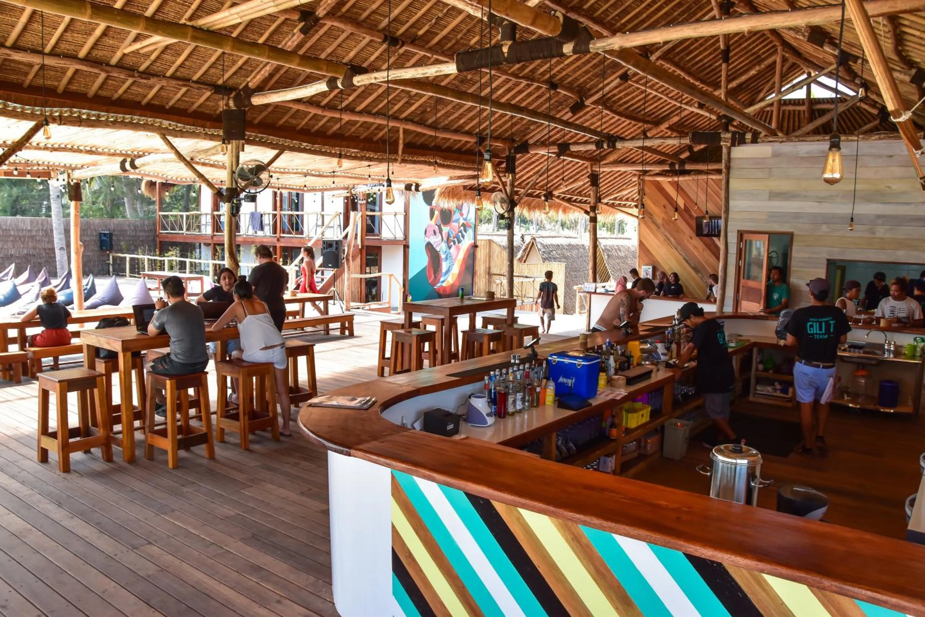 Restaurant/places to eat in Mad Monkey Gili Trawangan