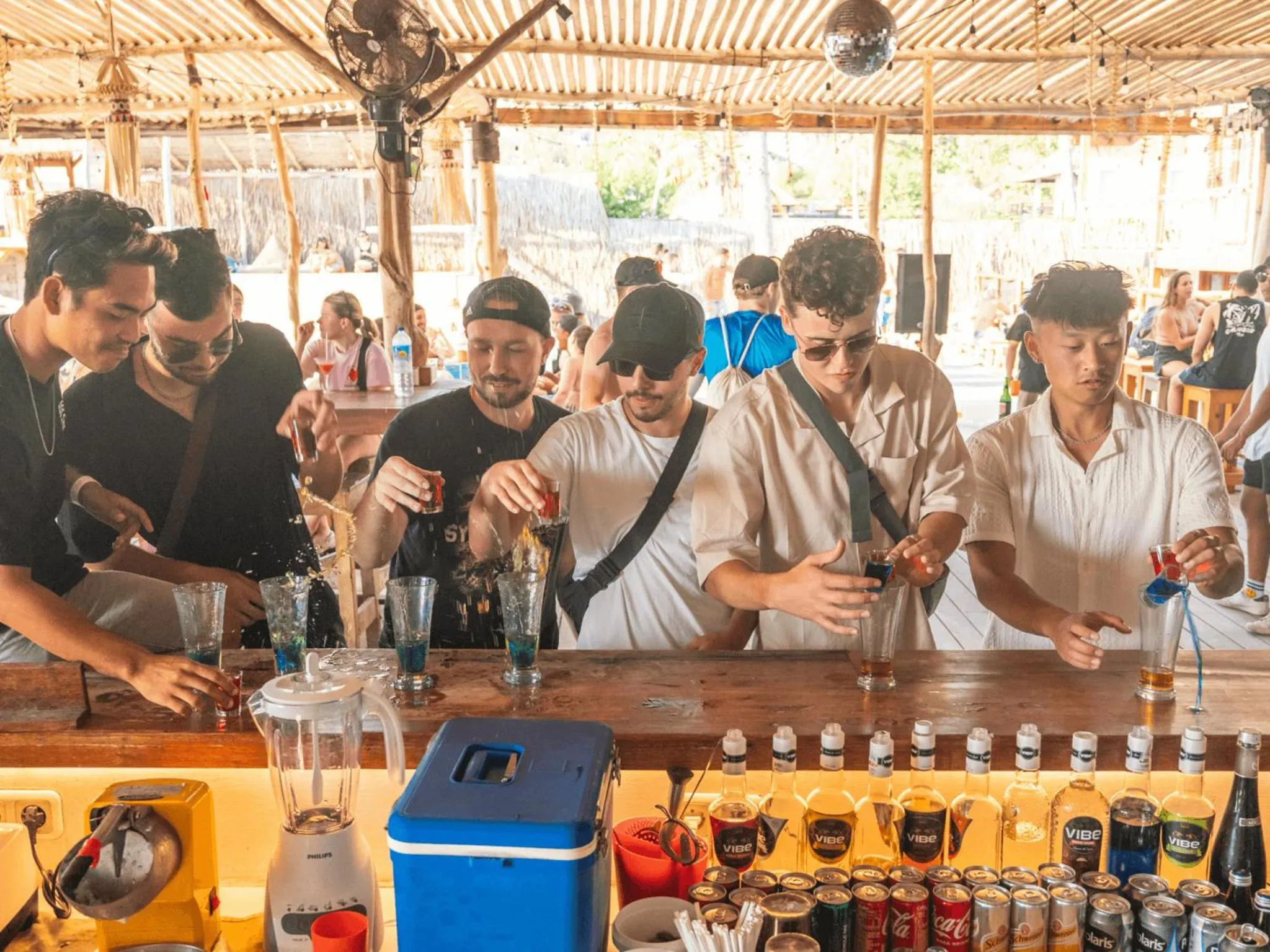 People in Mad Monkey Gili Trawangan