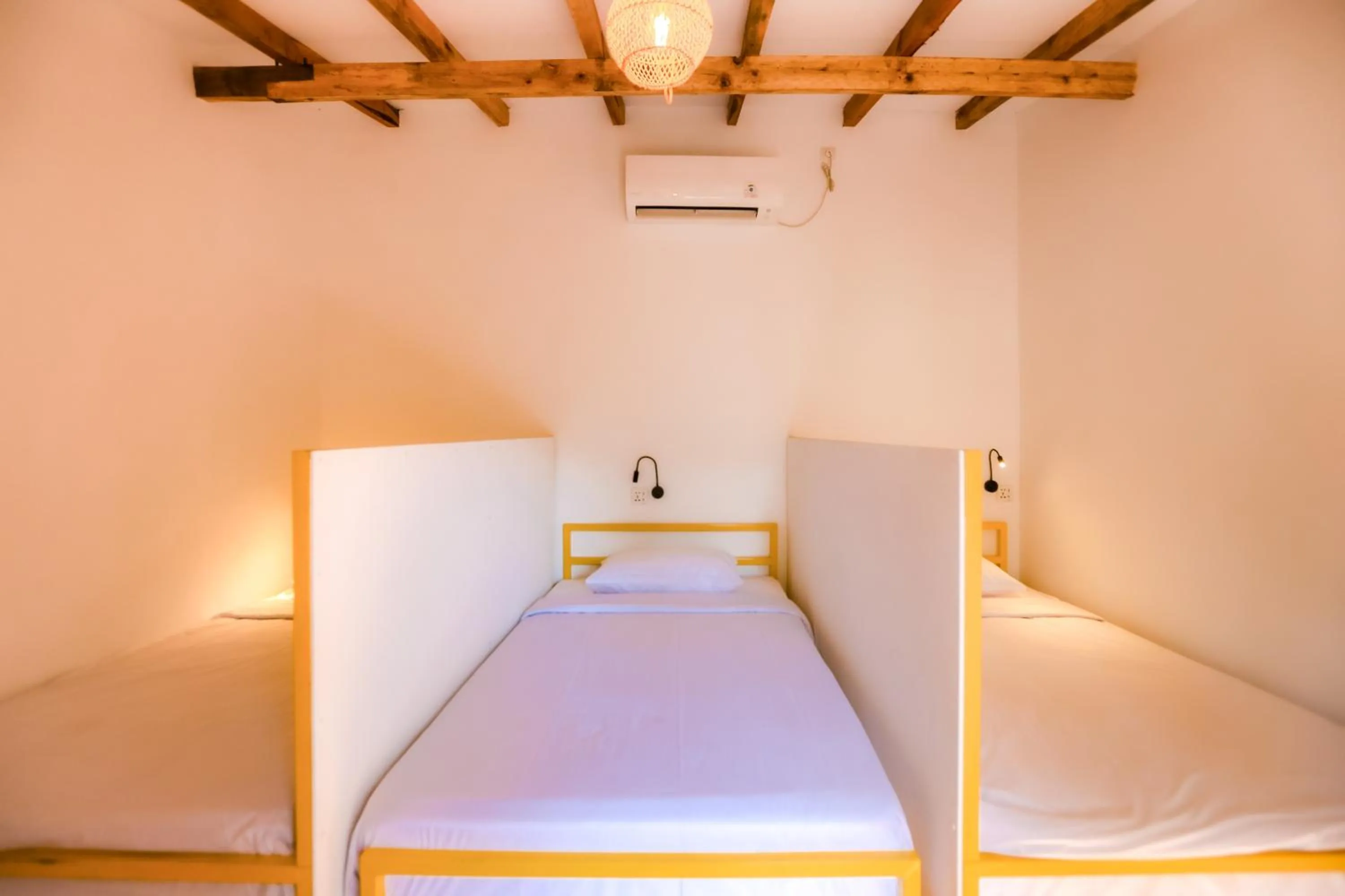 Bed in Mad Monkey Gili Trawangan