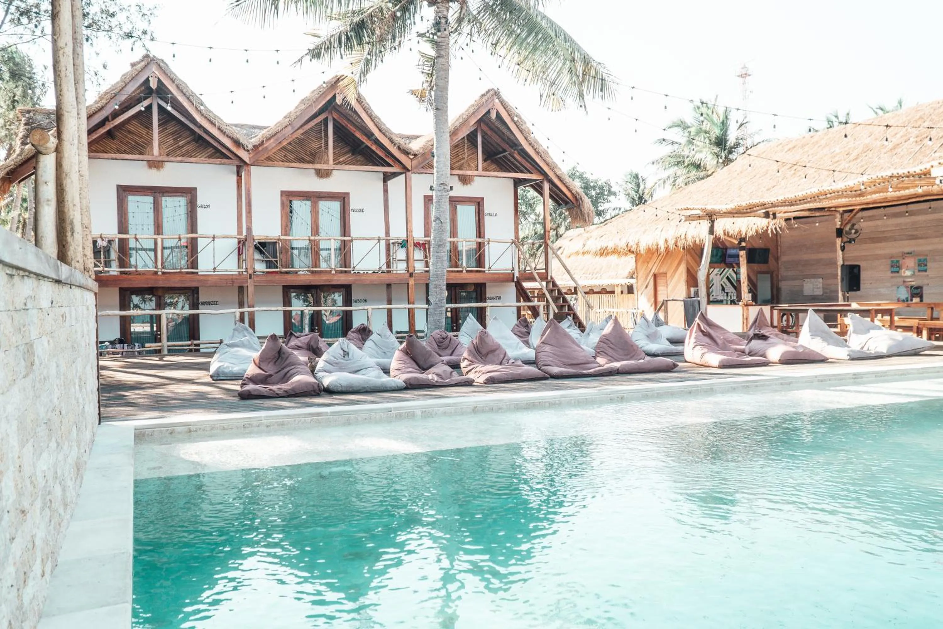 Property building in Mad Monkey Gili Trawangan