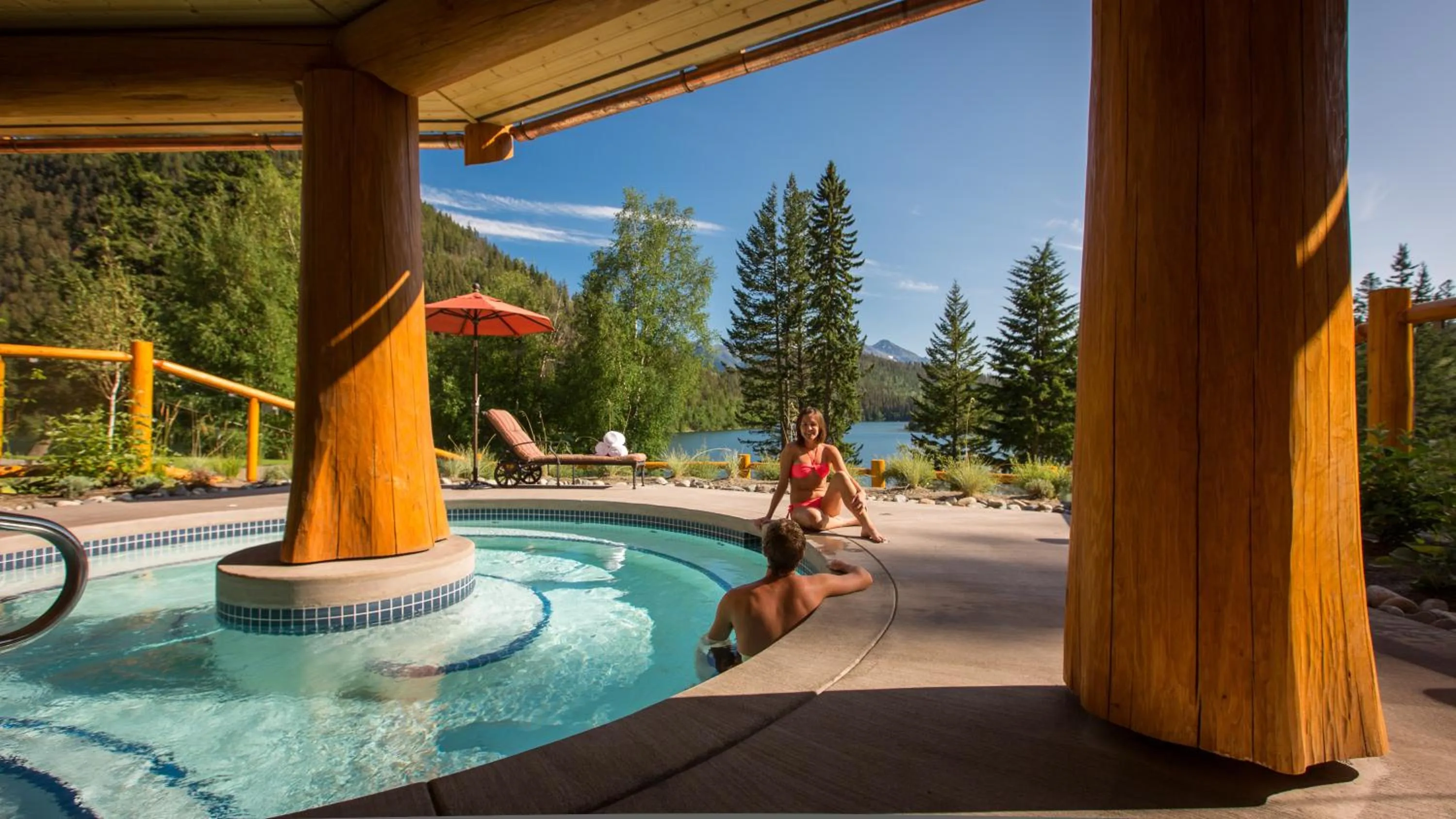 Hot Tub in Tyax Lodge & Heliskiing