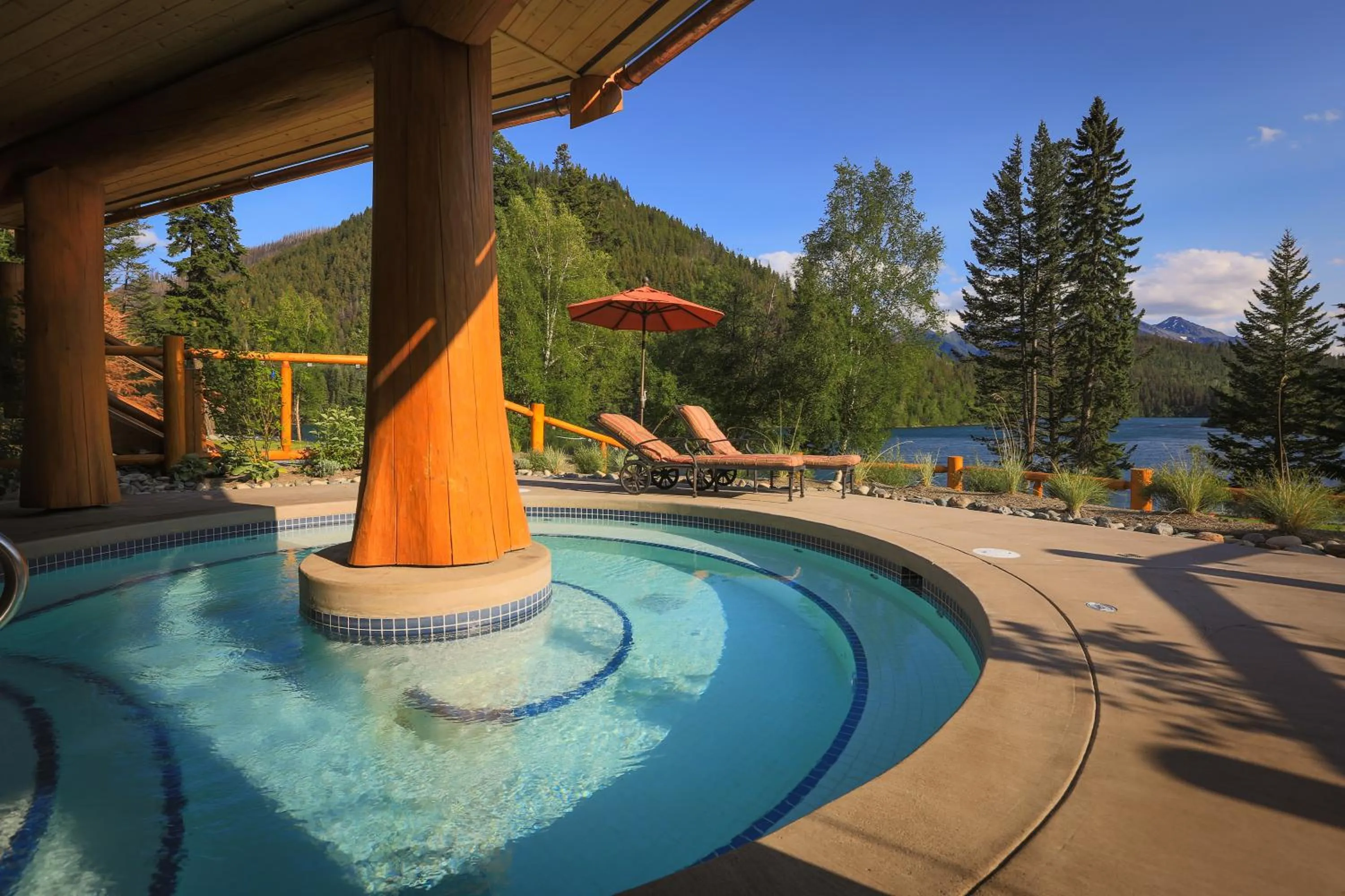 Hot Tub in Tyax Lodge & Heliskiing