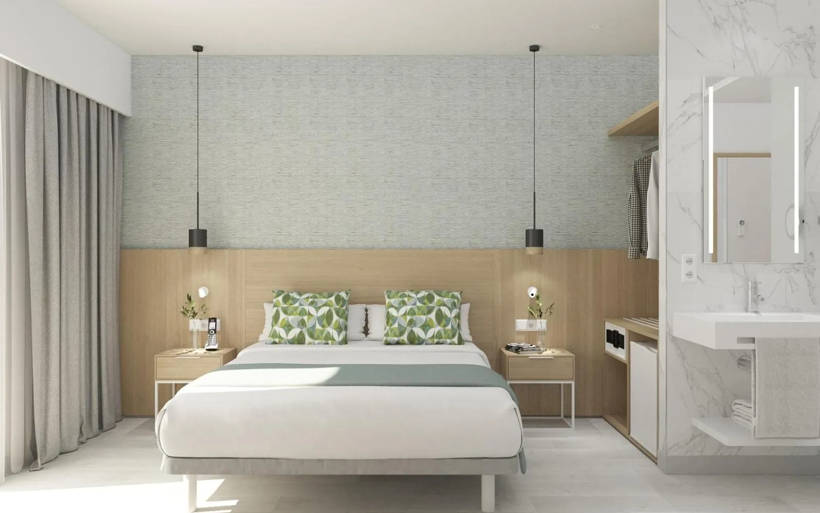 Bed in Hotel Seasun Aniram