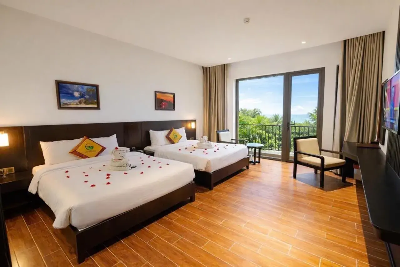 Family Room with Garden View in Ly Son Pearl Island Hotel & Resort Family Room with Garden View in Ly Son Pearl Island Hotel & Resort