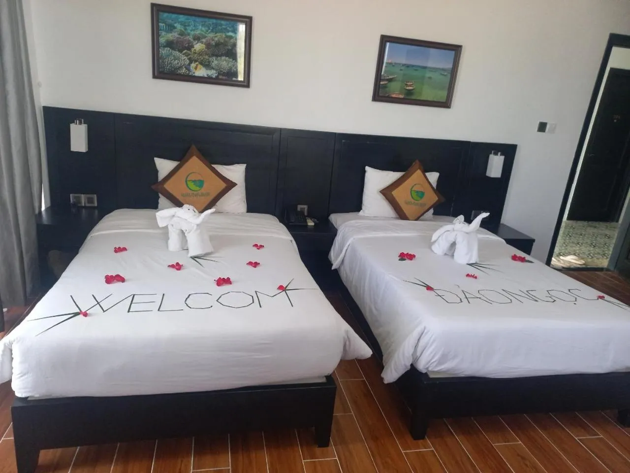 Bed in Ly Son Pearl Island Hotel & Resort
