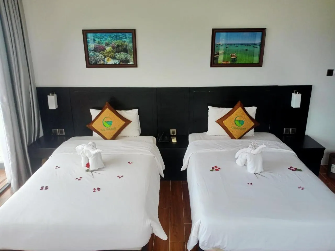 Bed in Ly Son Pearl Island Hotel & Resort