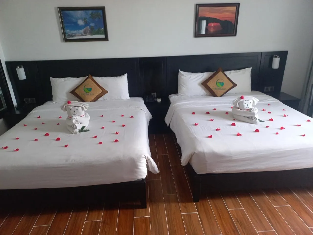 Bed in Ly Son Pearl Island Hotel & Resort