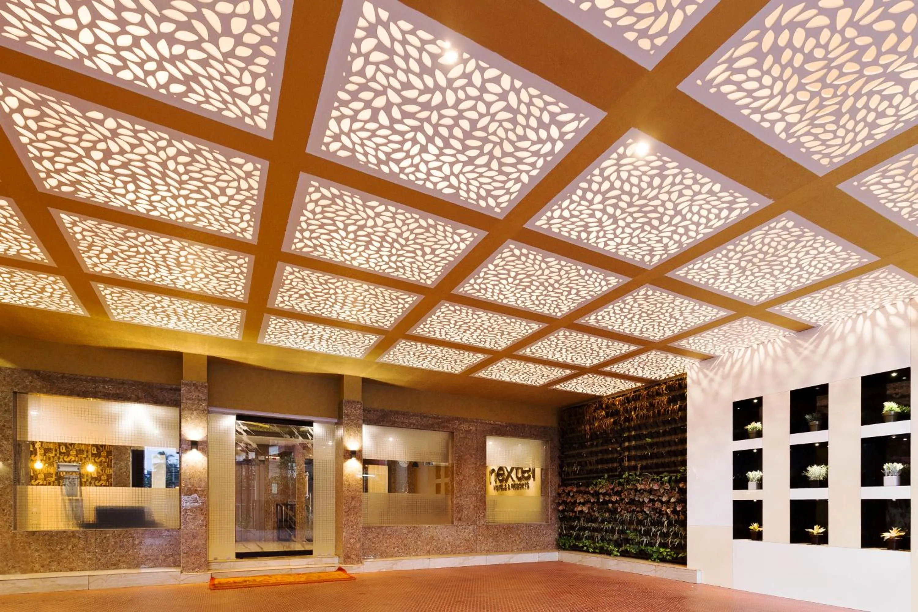 Facade/entrance in Nextel Inn, Calicut