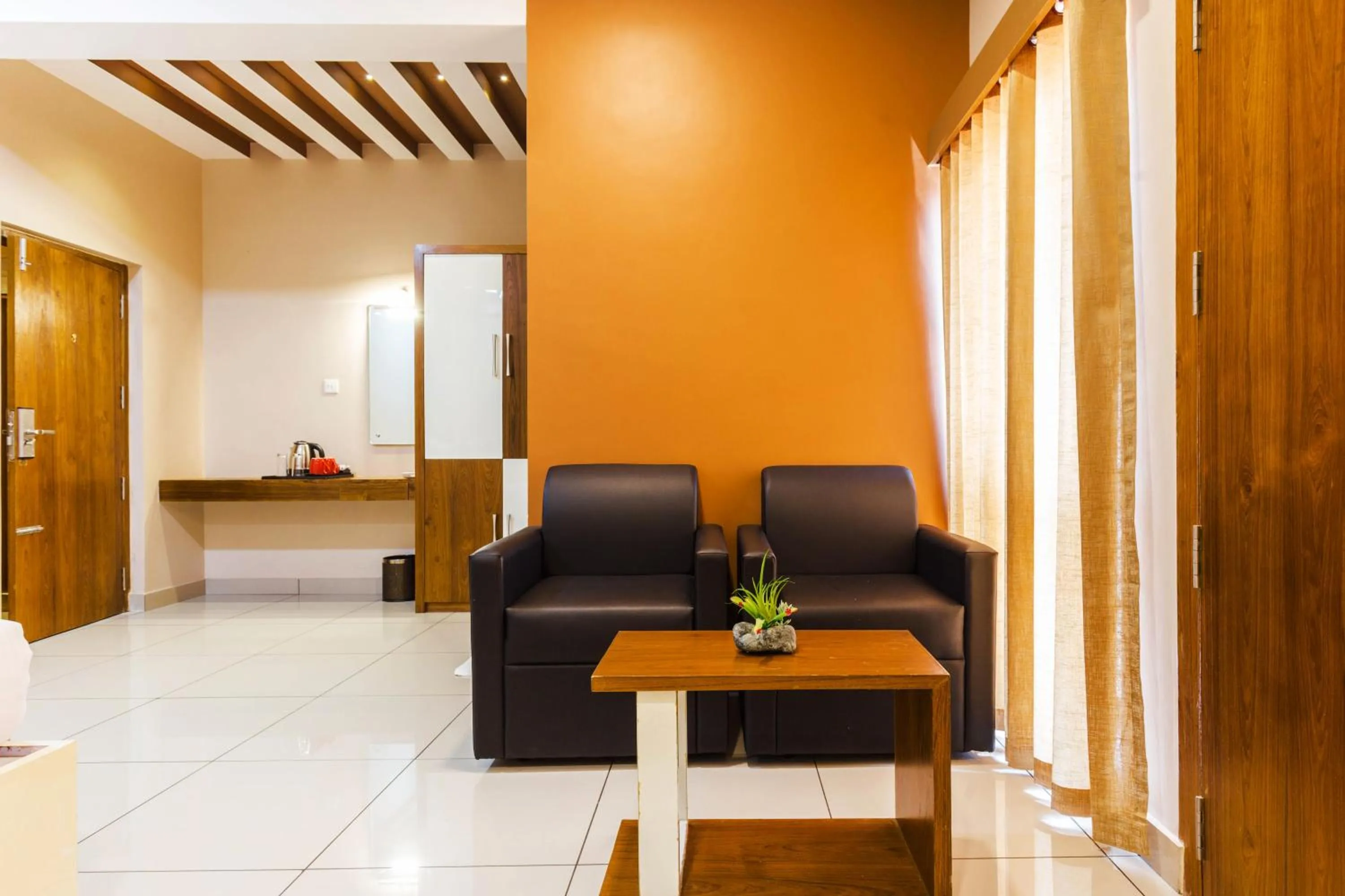 Seating area in Nextel Inn, Calicut