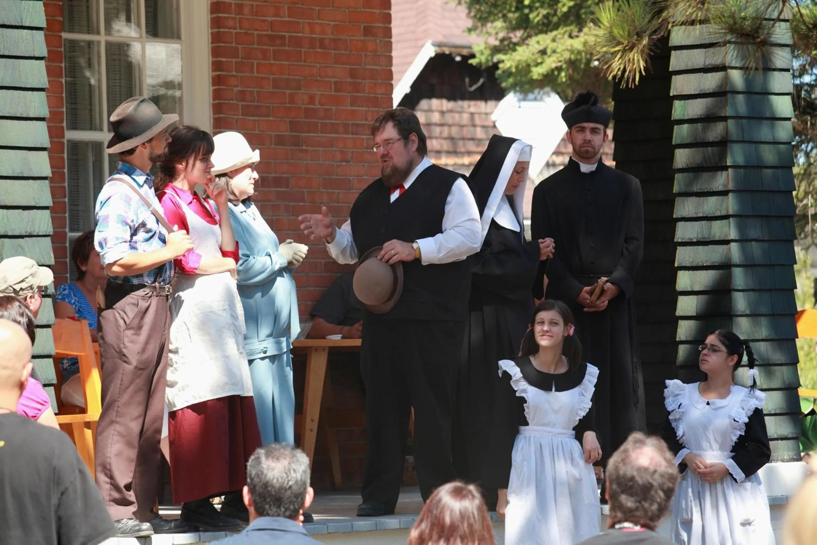 People in Village Historique de Val-Jalbert