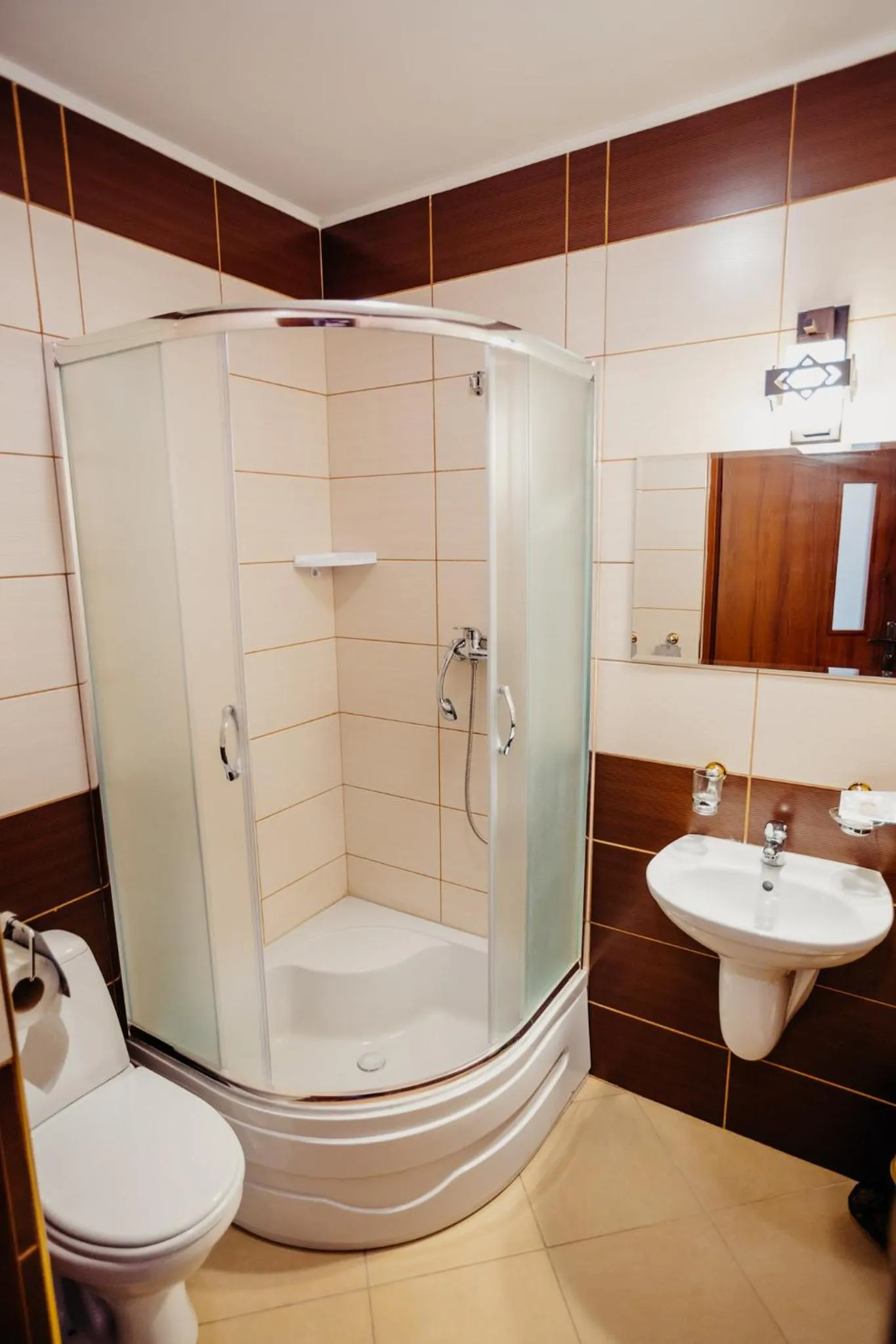 Bathroom in Hotel Korczowa