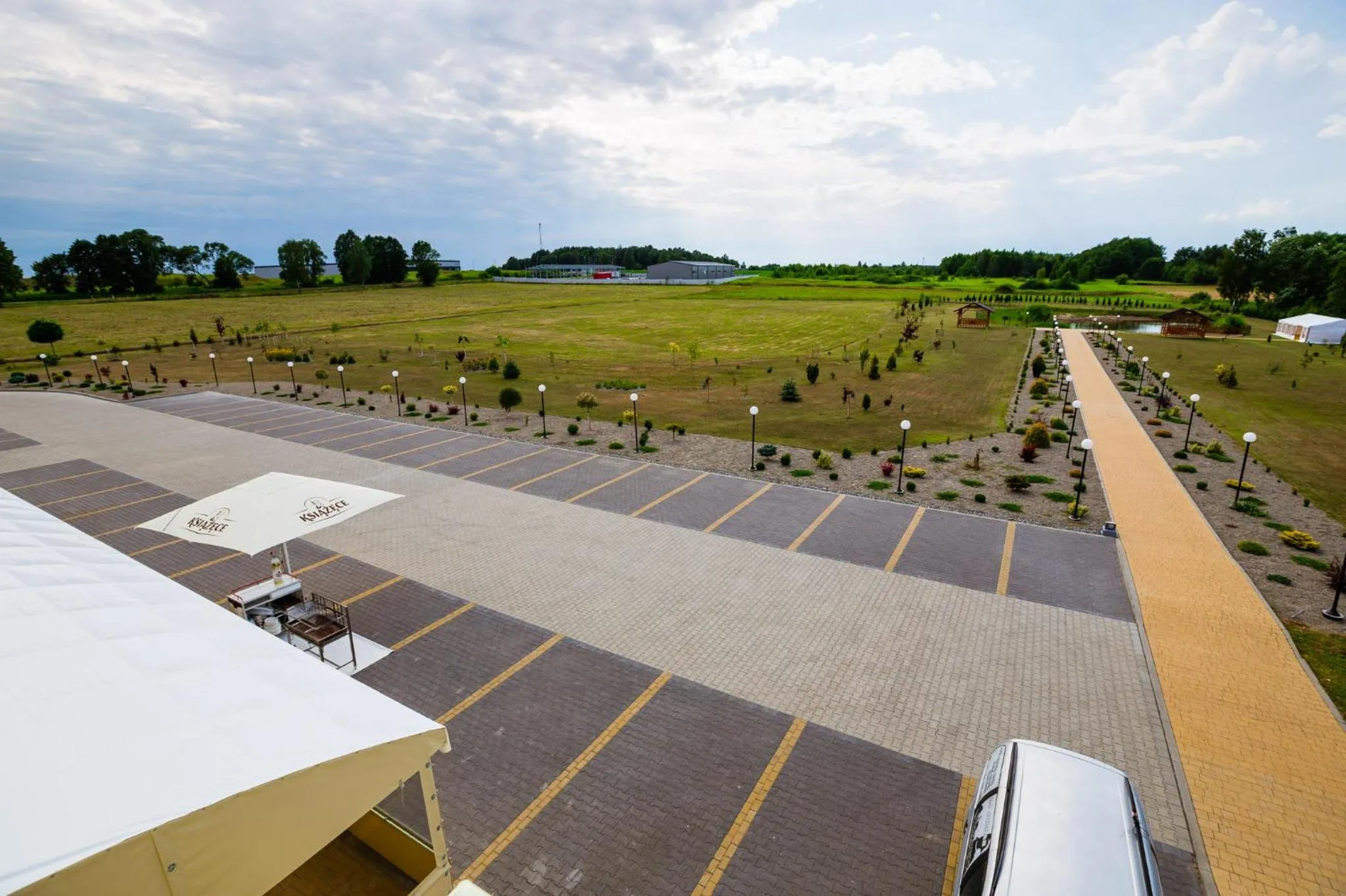 Garden view in Hotel Korczowa