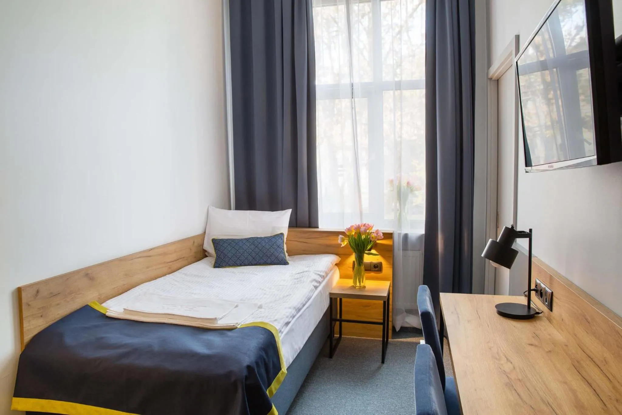 Bed in Hotel Mokotów