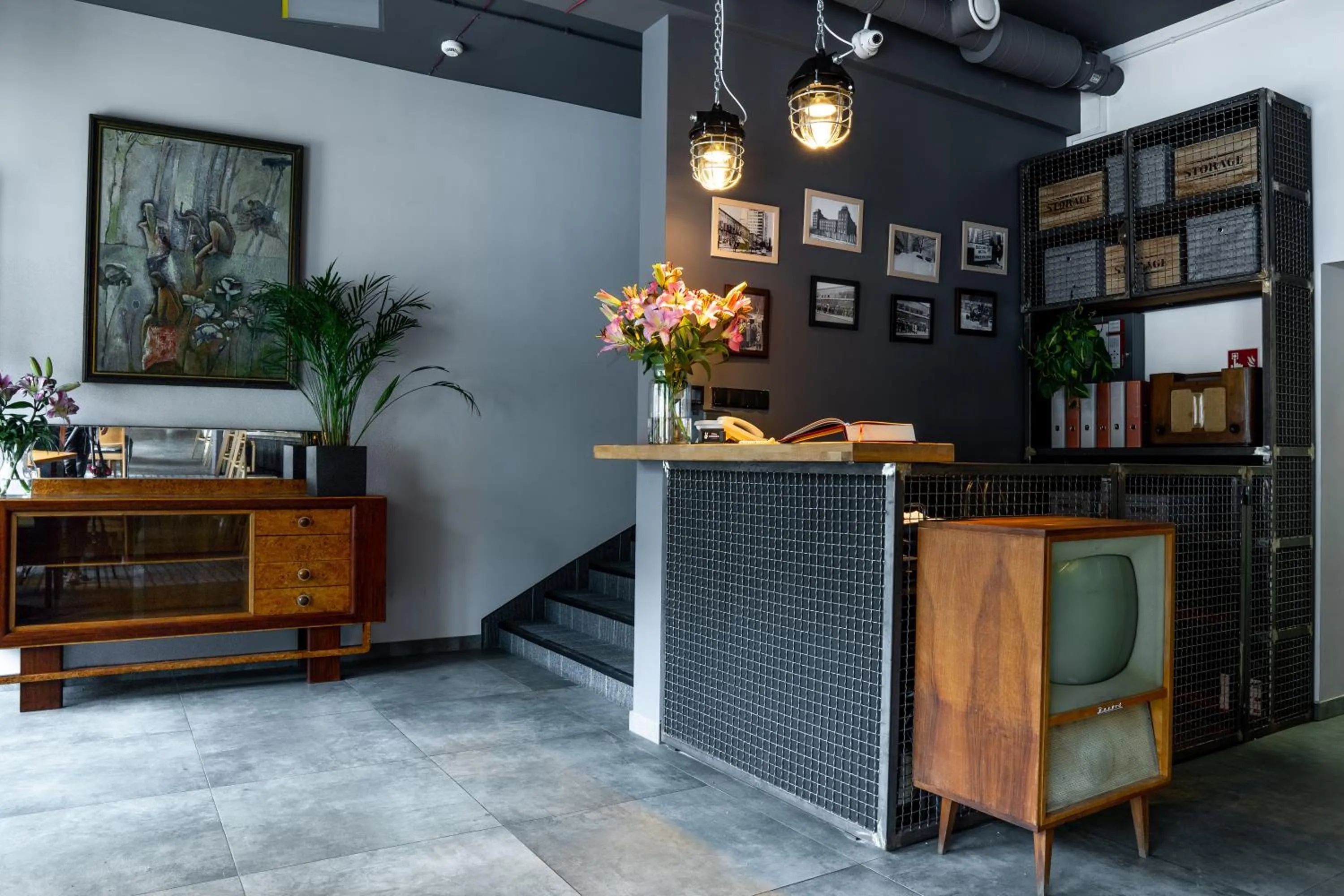 Lobby or reception in Hotel Mokotów