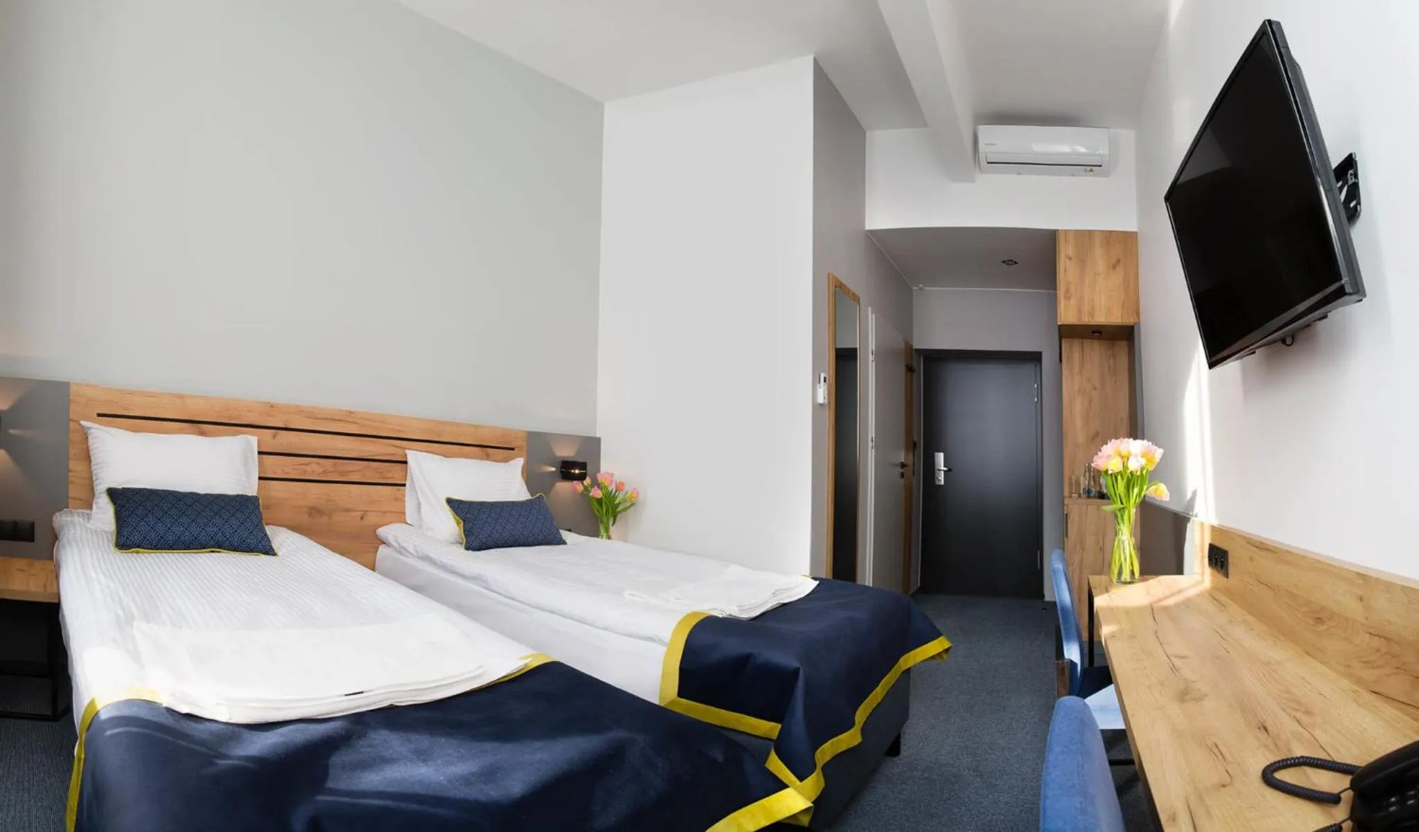 Bed in Hotel Mokotów