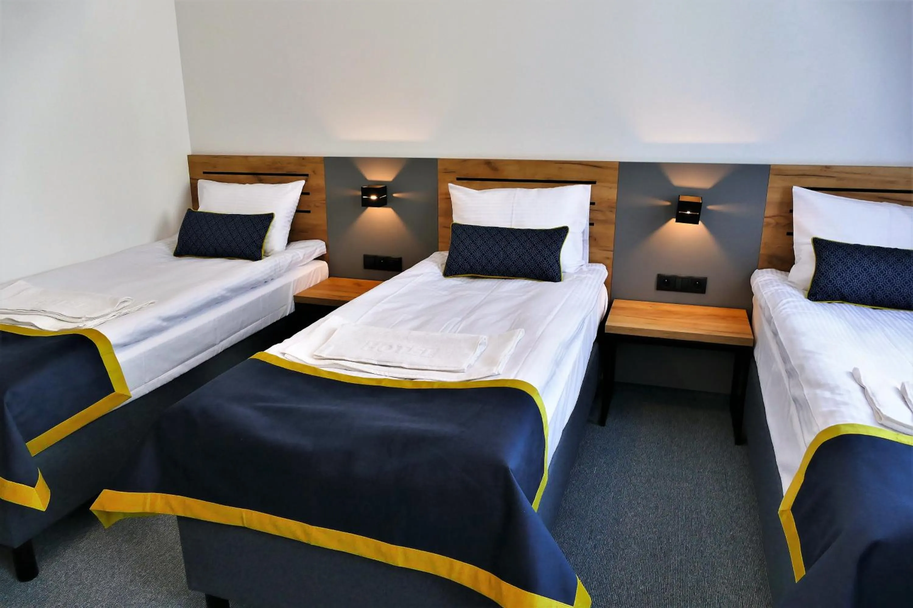 Bed in Hotel Mokotów