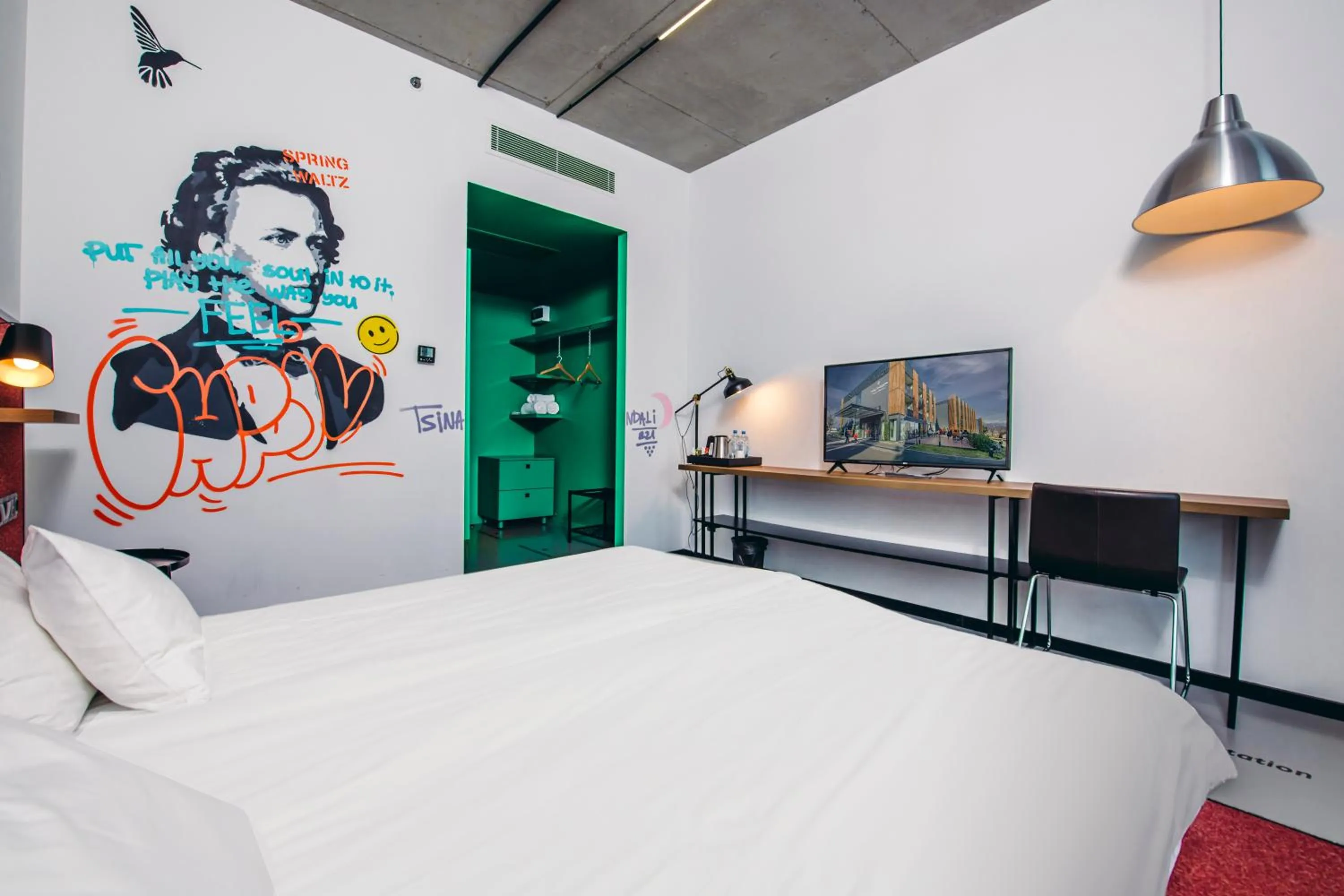 Bedroom, Bed in Park Hotel Tsinandali Estate