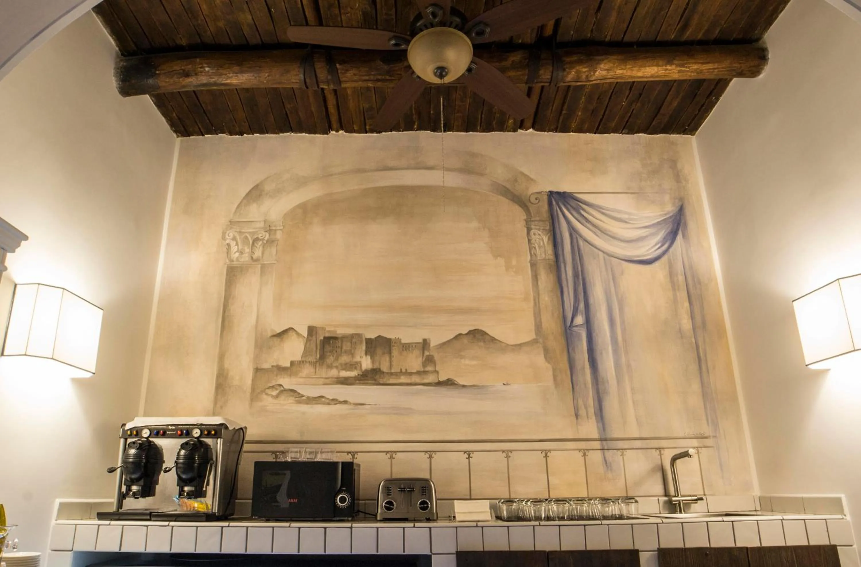 Living room in Morelli suite