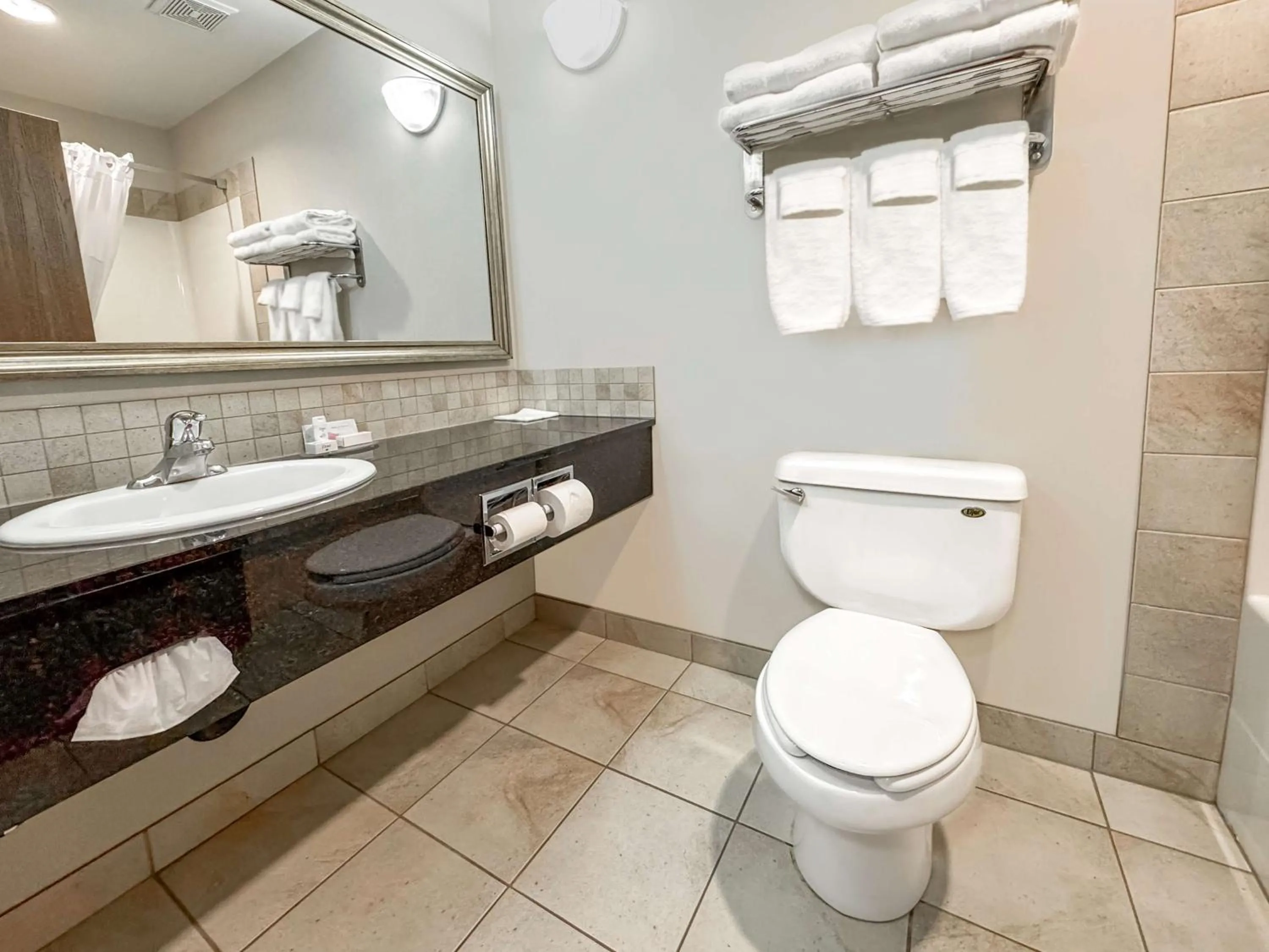 Bathroom in Coast Weyburn Hotel