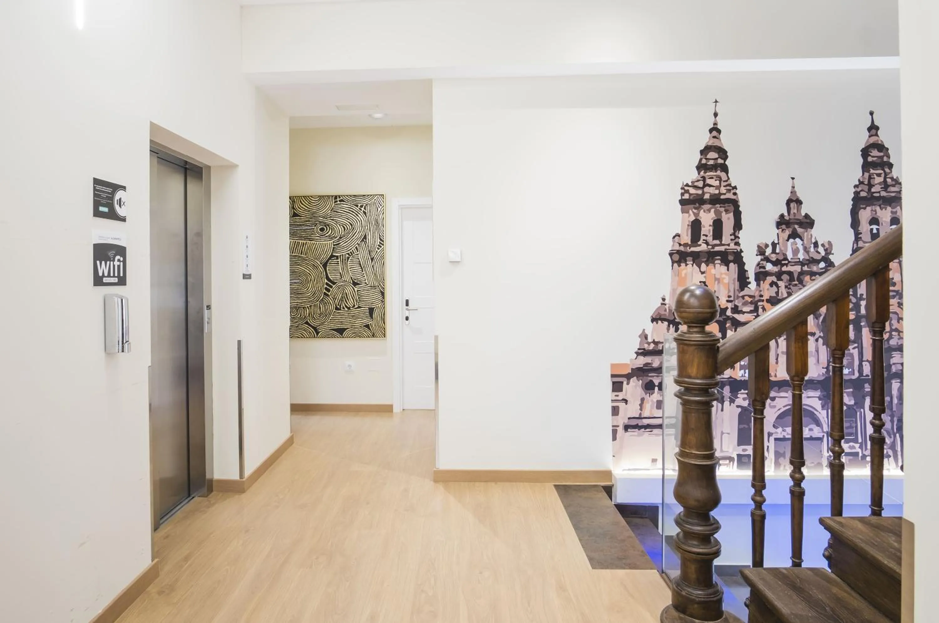 Property building in Hotel Alda Triacastela